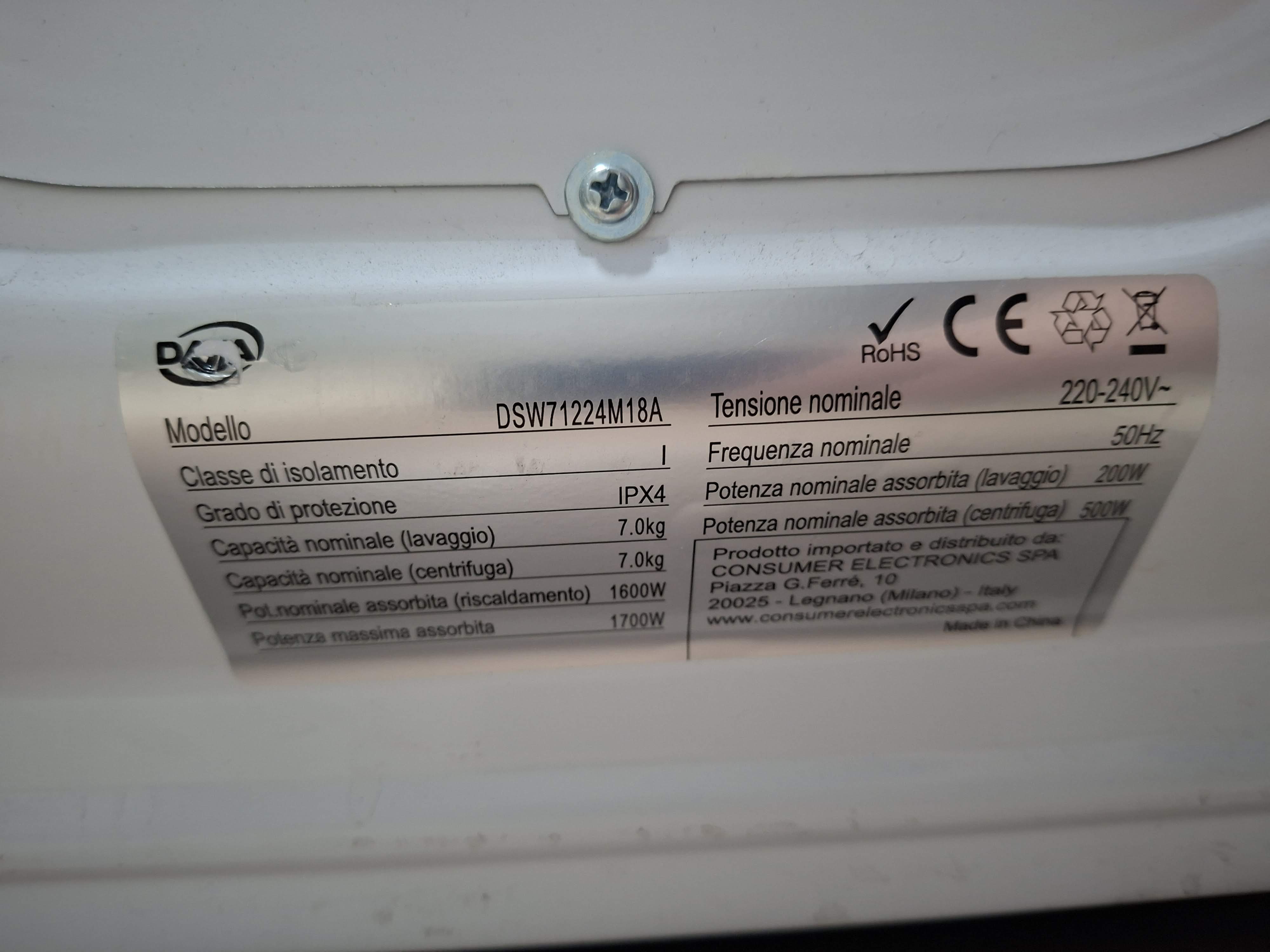 Veš mašina Daya DSW71224M18A (2) , 7 kg, slim