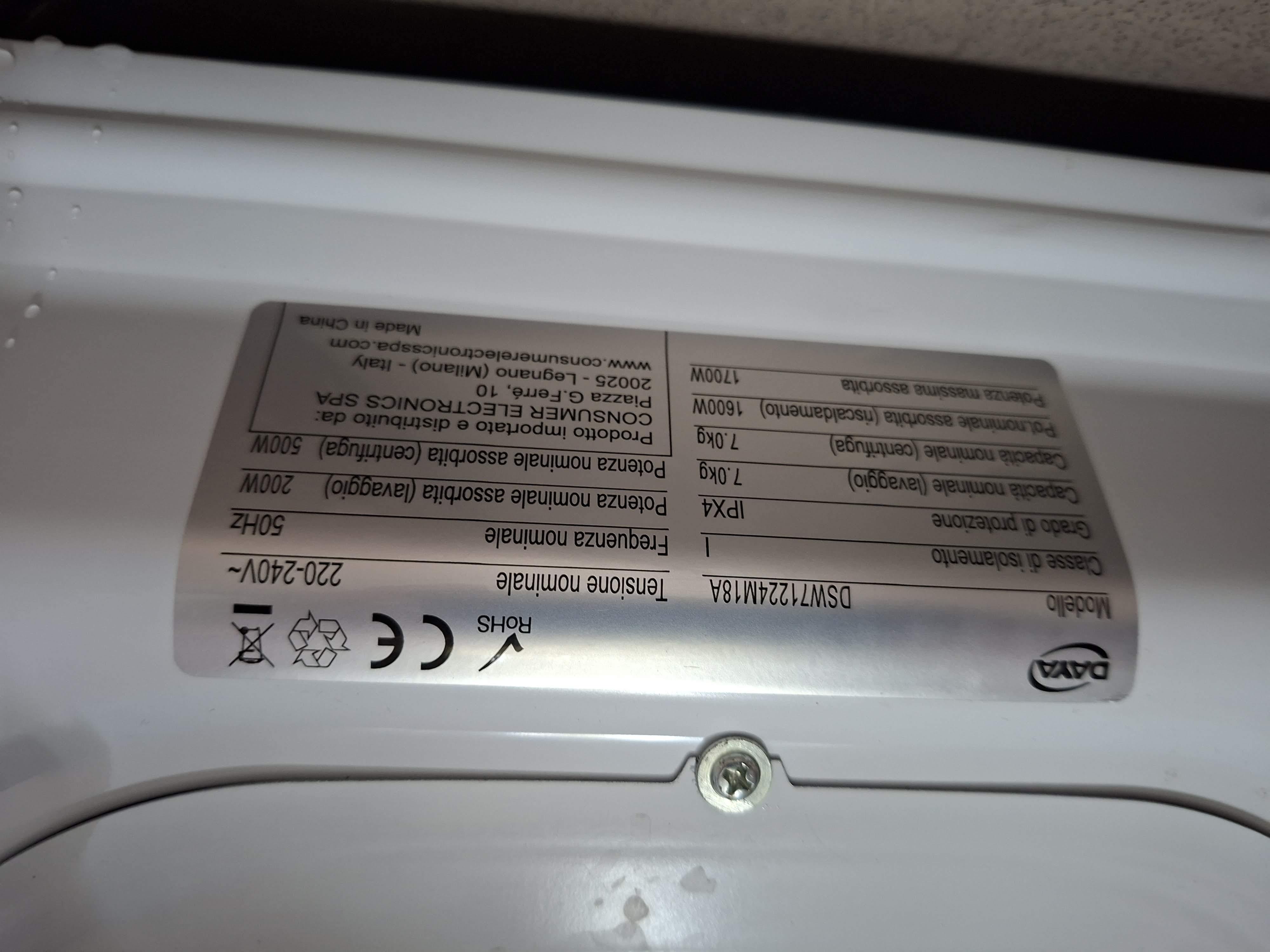 Veš mašina Daya DSW71224M18A , 7 kg, slim