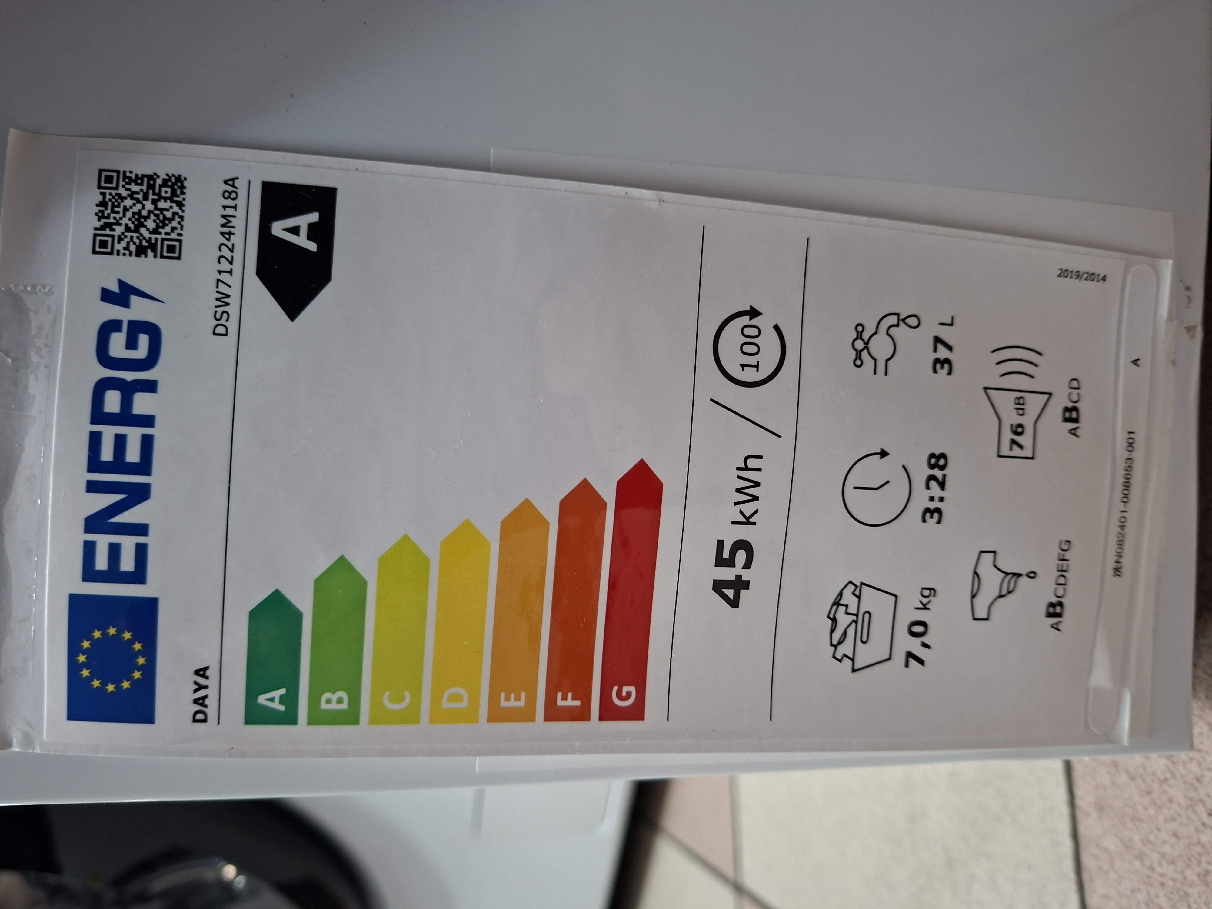 Veš mašina Daya DSW71224M18A , 7 kg, slim