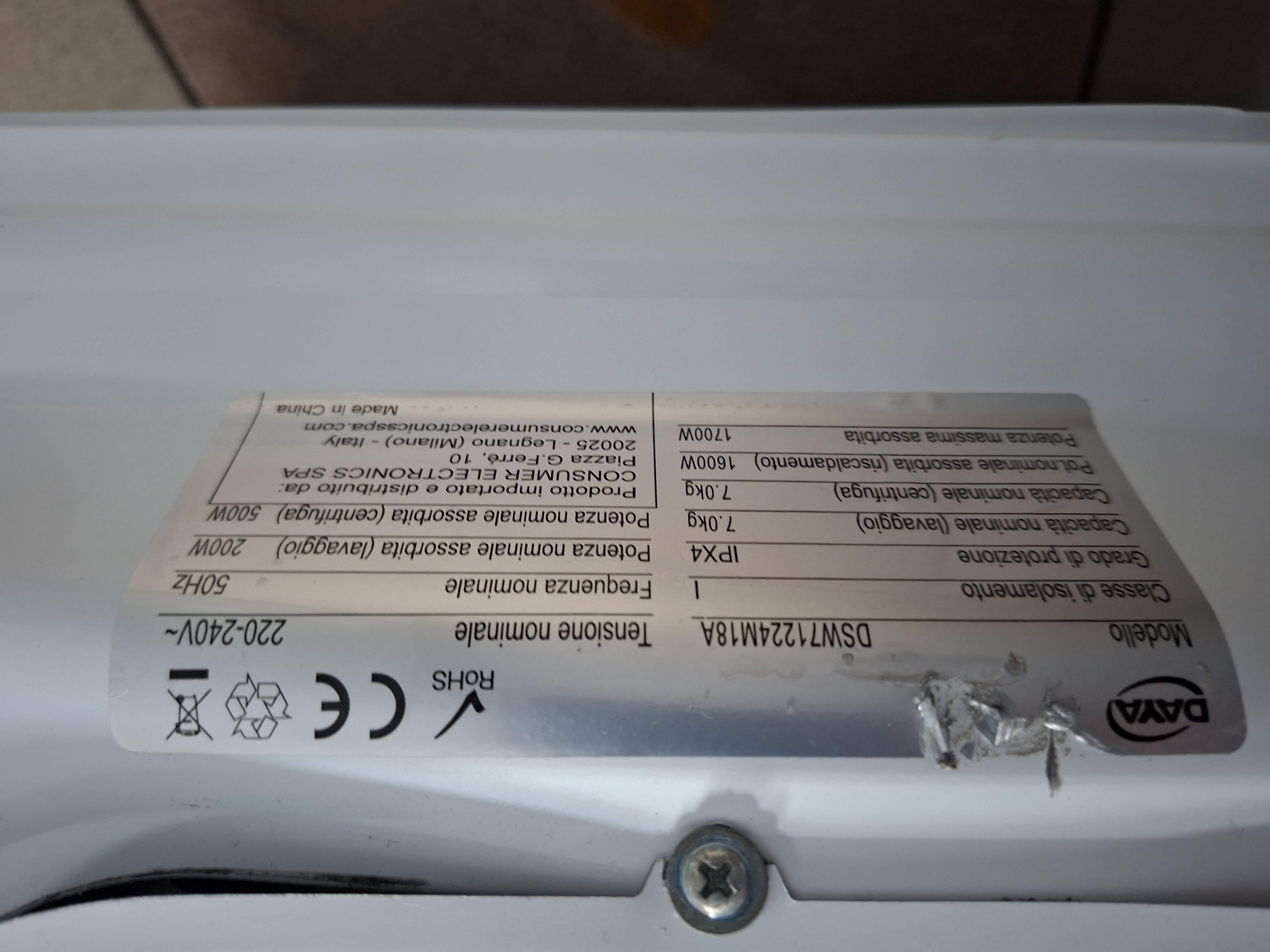 Veš mašina Daya DSW71224M18A , 7 kg, slim