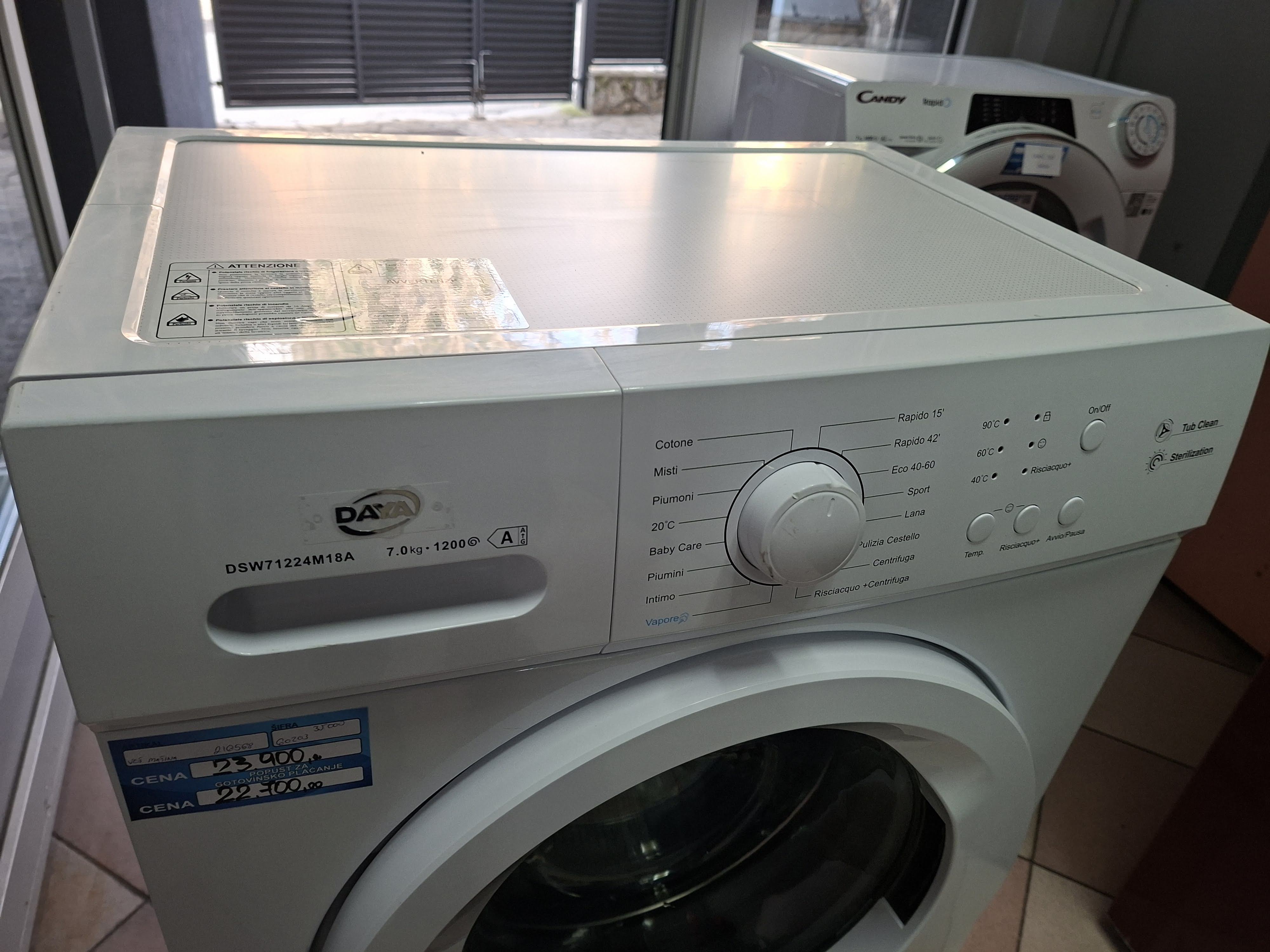 Veš mašina Daya DSW71224M18A , 7 kg, slim