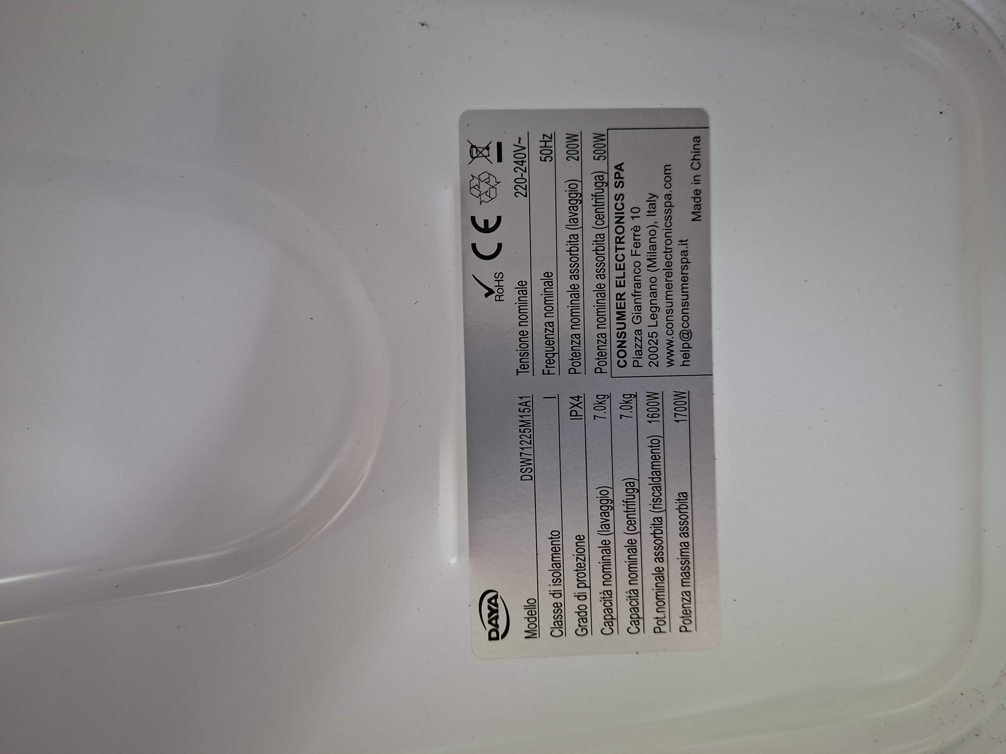 Veš mašina Daya DSW71225M15A1, 7 kg, slim