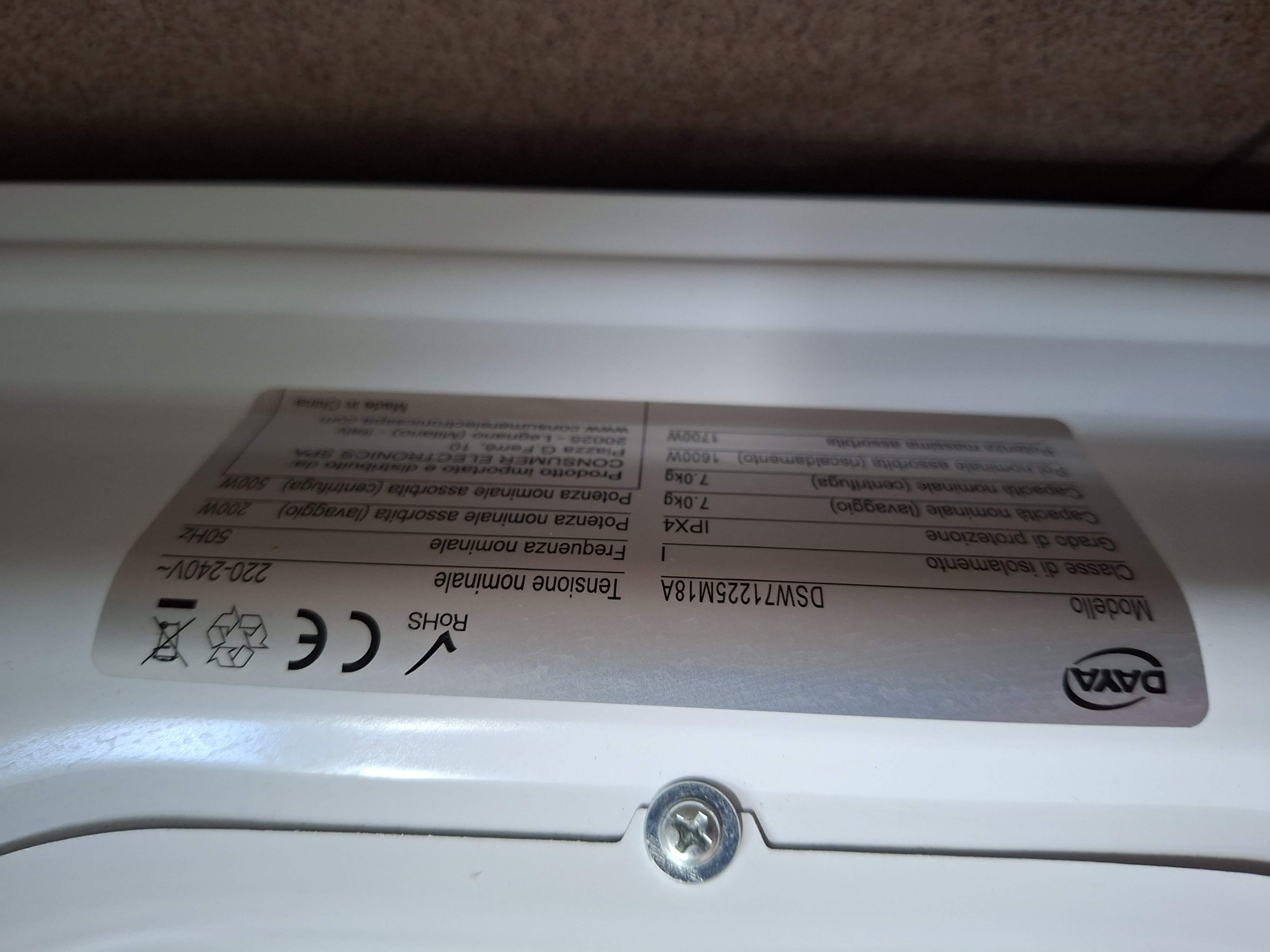 Veš mašina Daya DSW71225M18A , 7 kg, slim