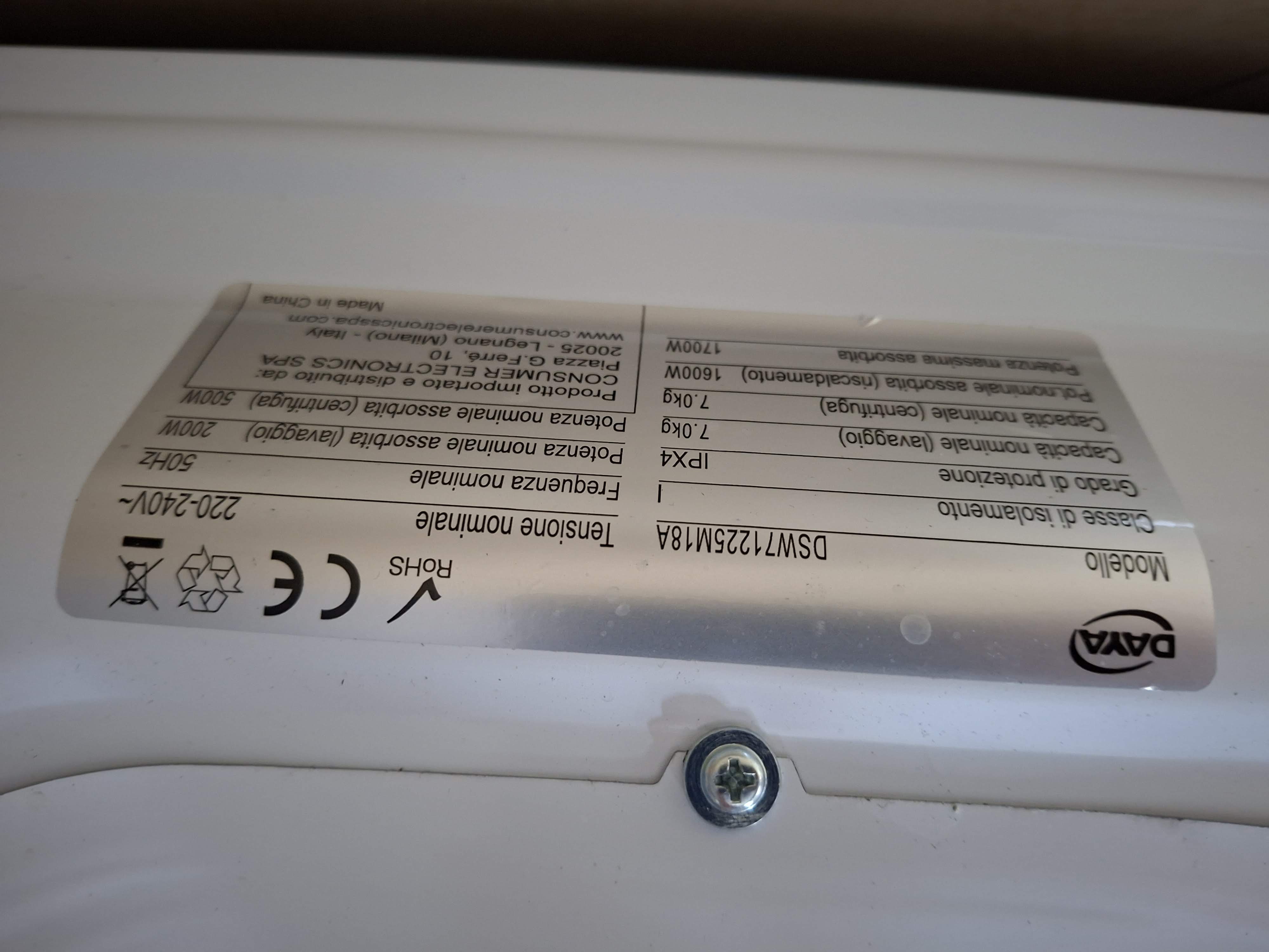 Veš mašina Daya DSW71225M18A , 7 kg, slim