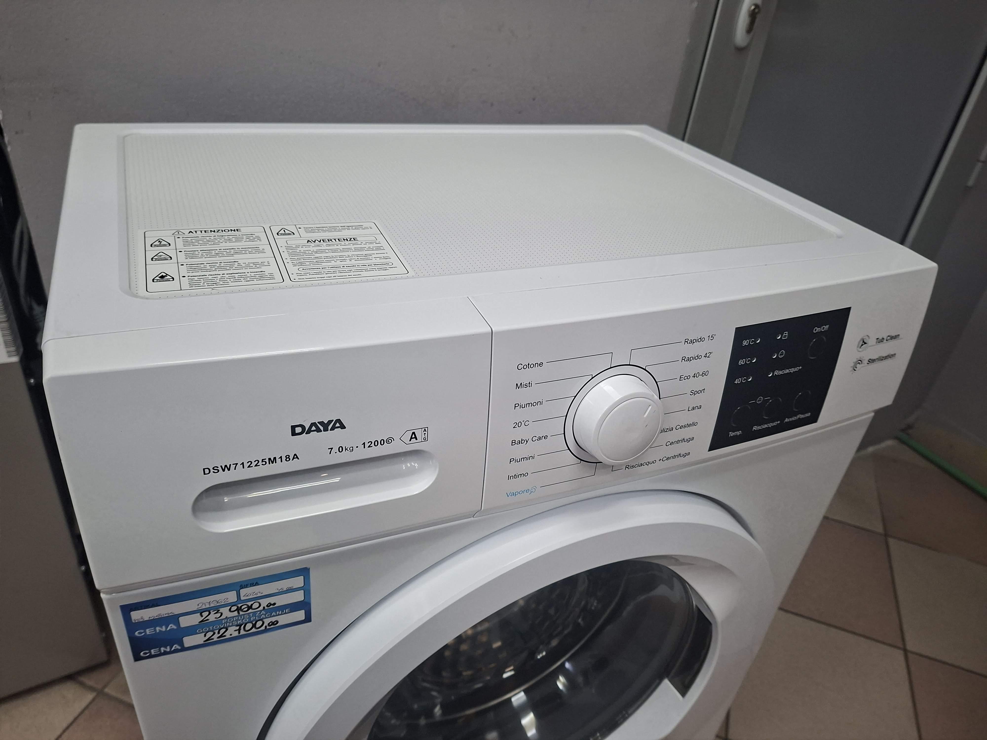 Veš mašina Daya DSW71225M18A , 7 kg, slim