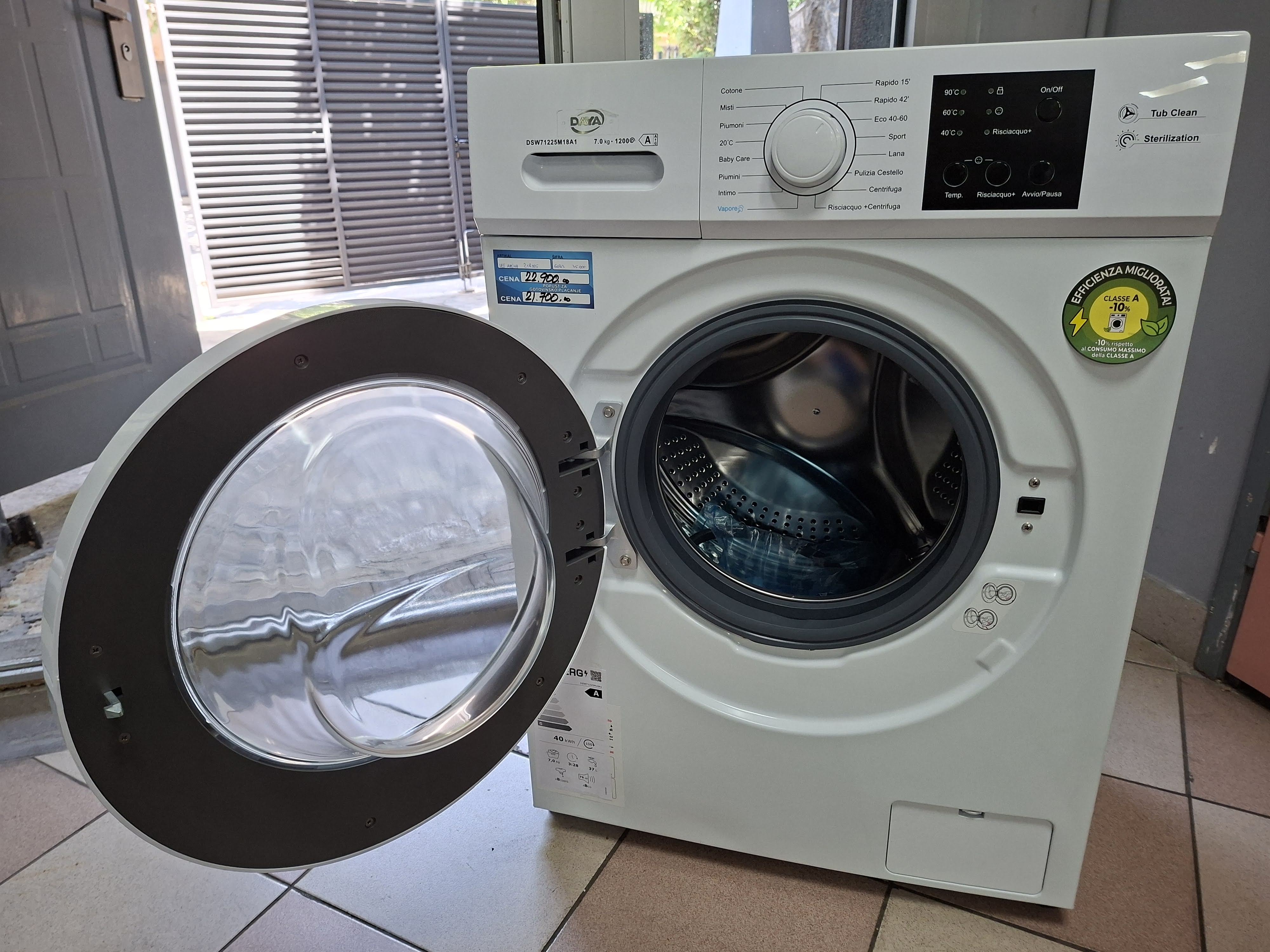 Veš mašina Daya DSW71225M18A1, 7 kg, slim