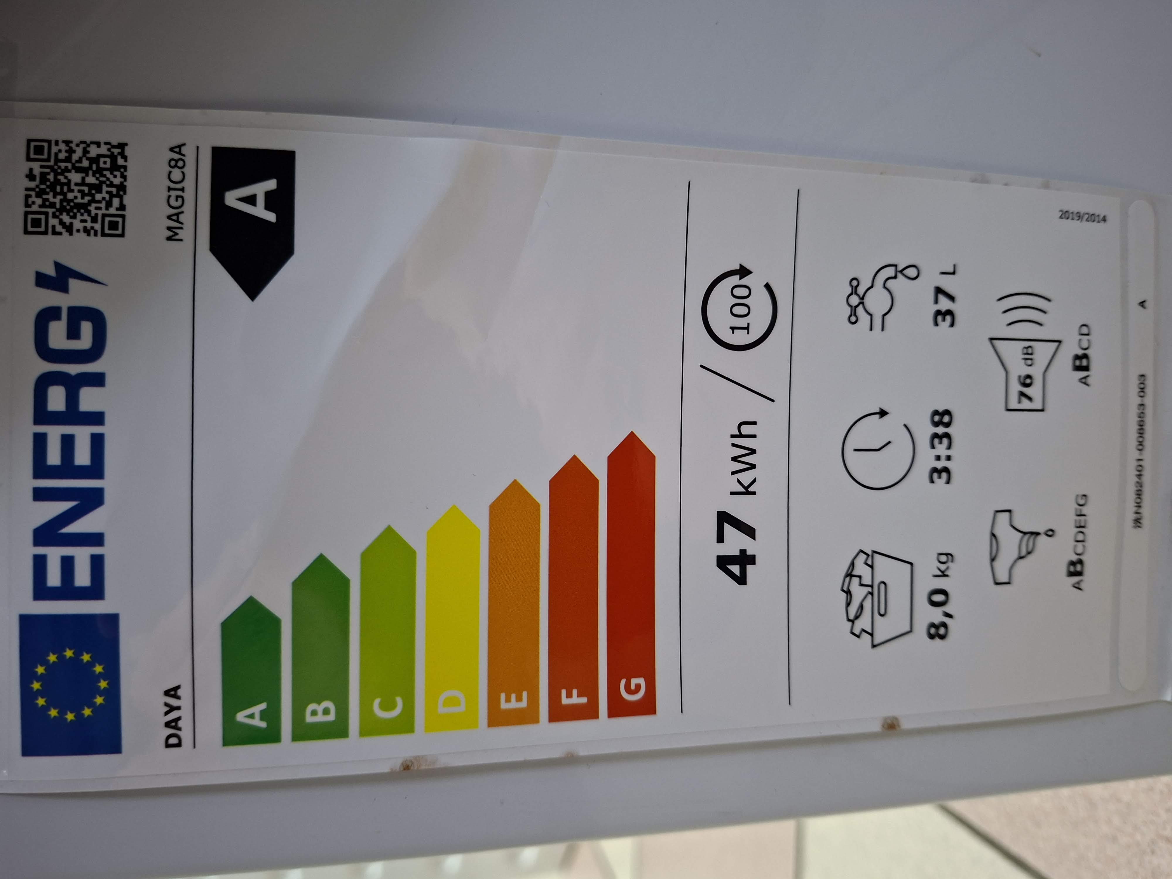 Veš mašina Daya MAGIC8A, 8 kg