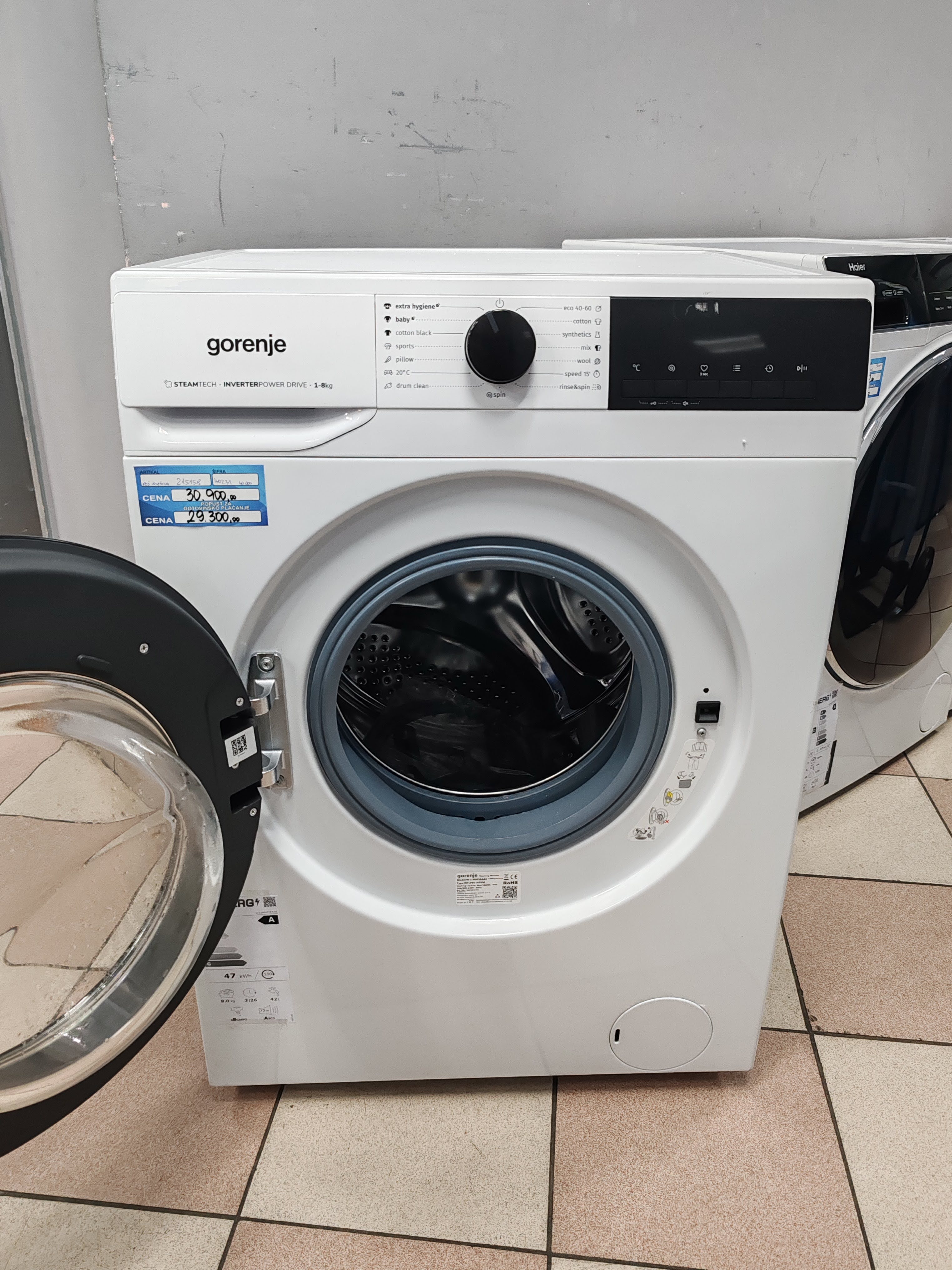 Veš mašina Gorenje W11NHPI84AS , 8 kg