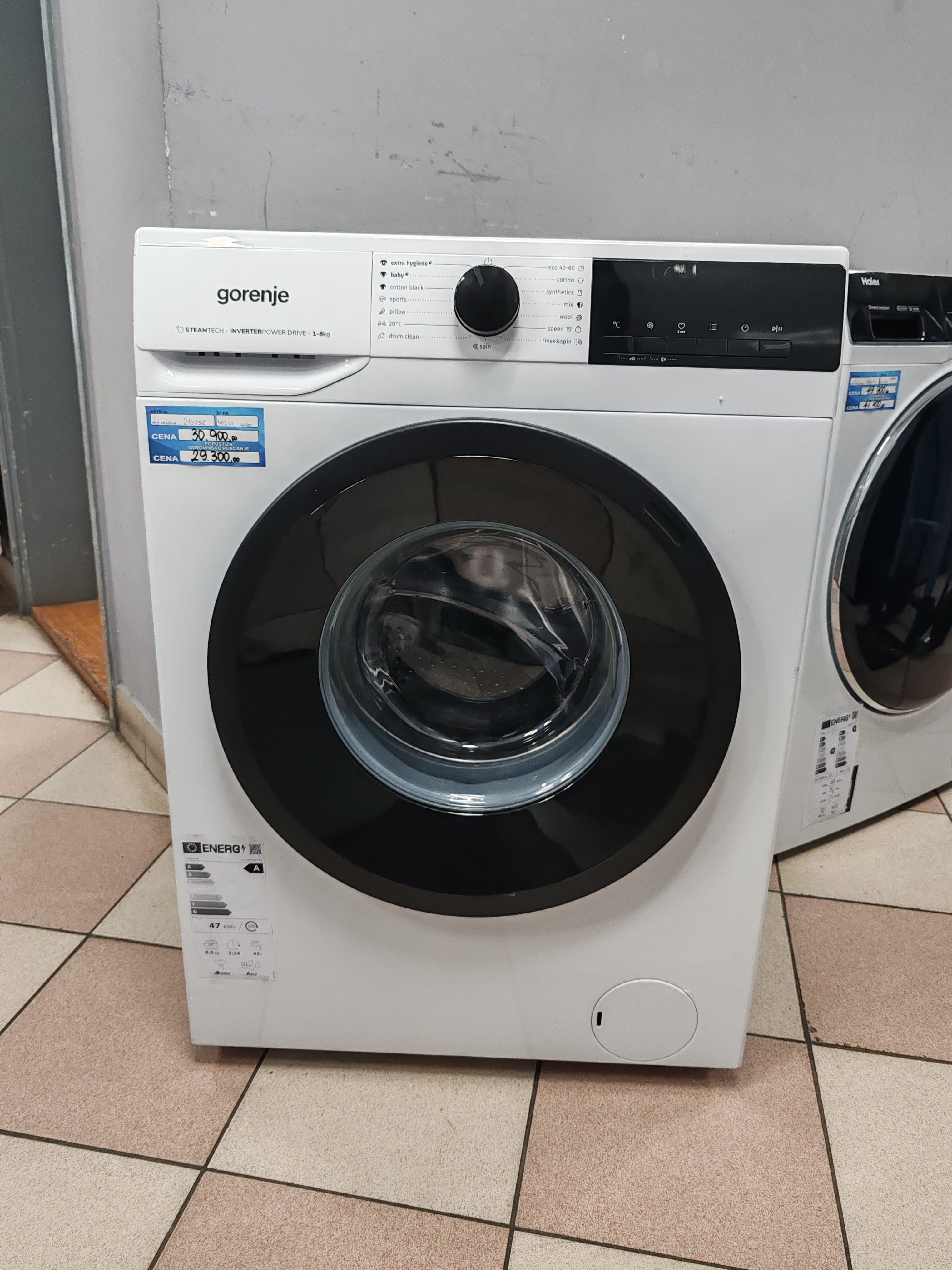 Veš mašina Gorenje W11NHPI84AS , 8 kg