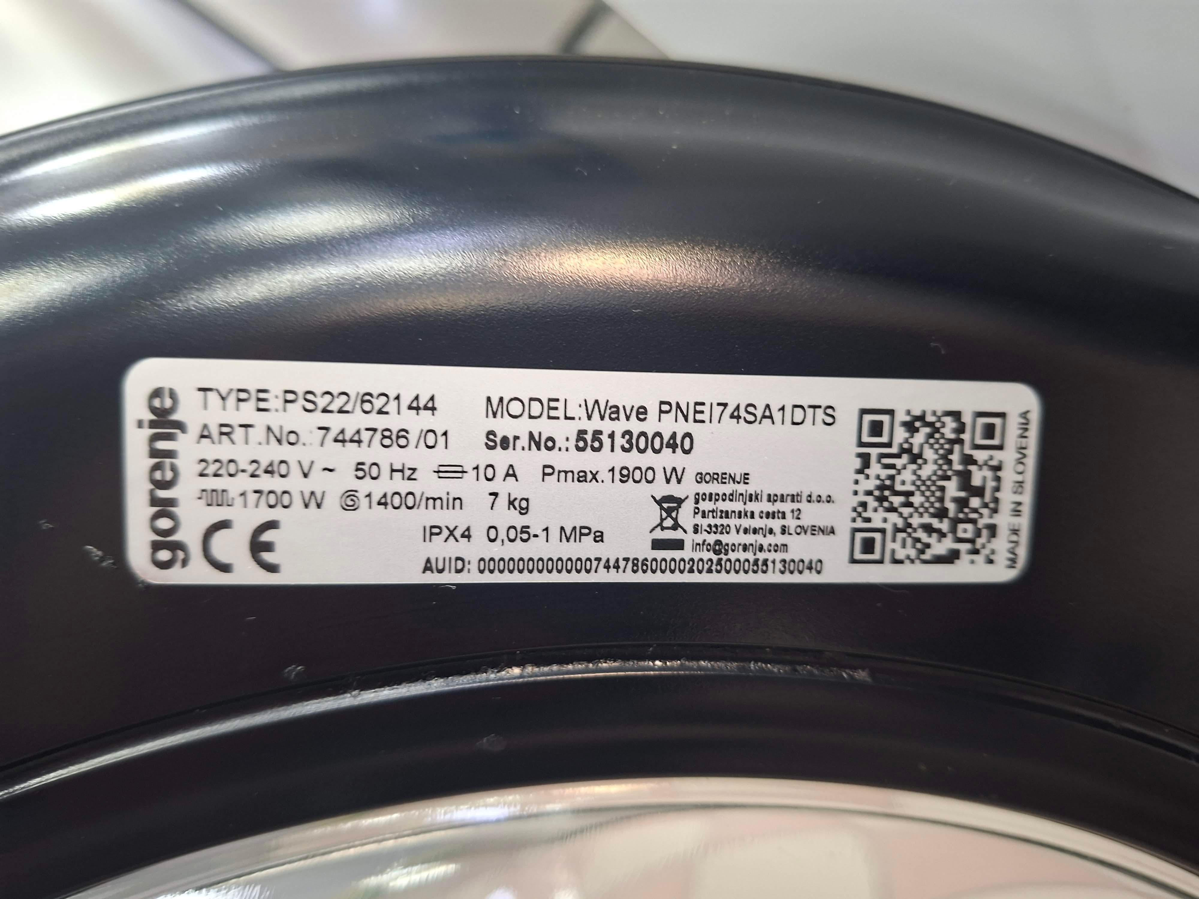 Veš mašina Gorenje Wave PNEI74SA1DTS , 7 kg