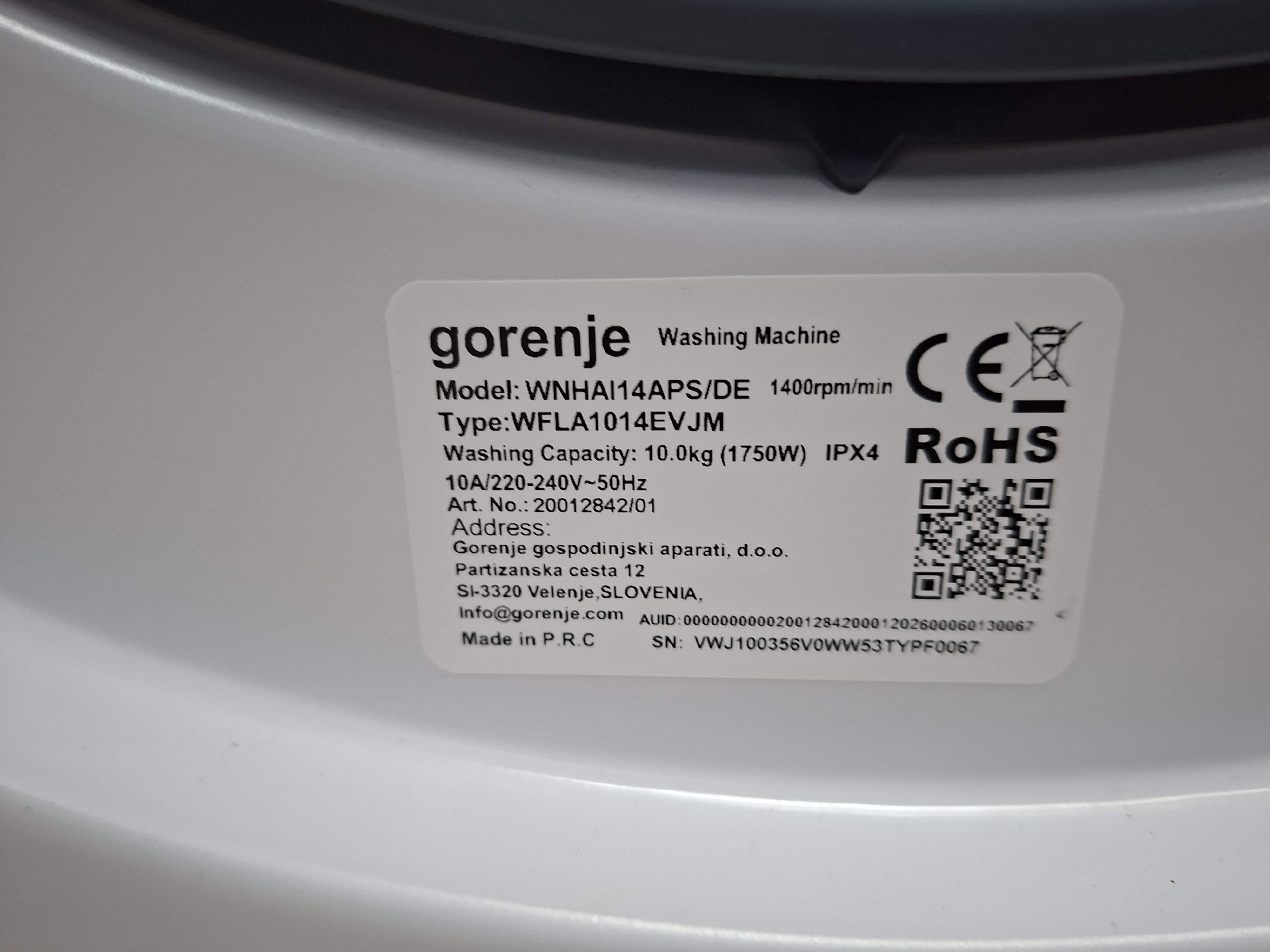 Veš mašina Gorenje WNHAI14APS/DE, 10 kg