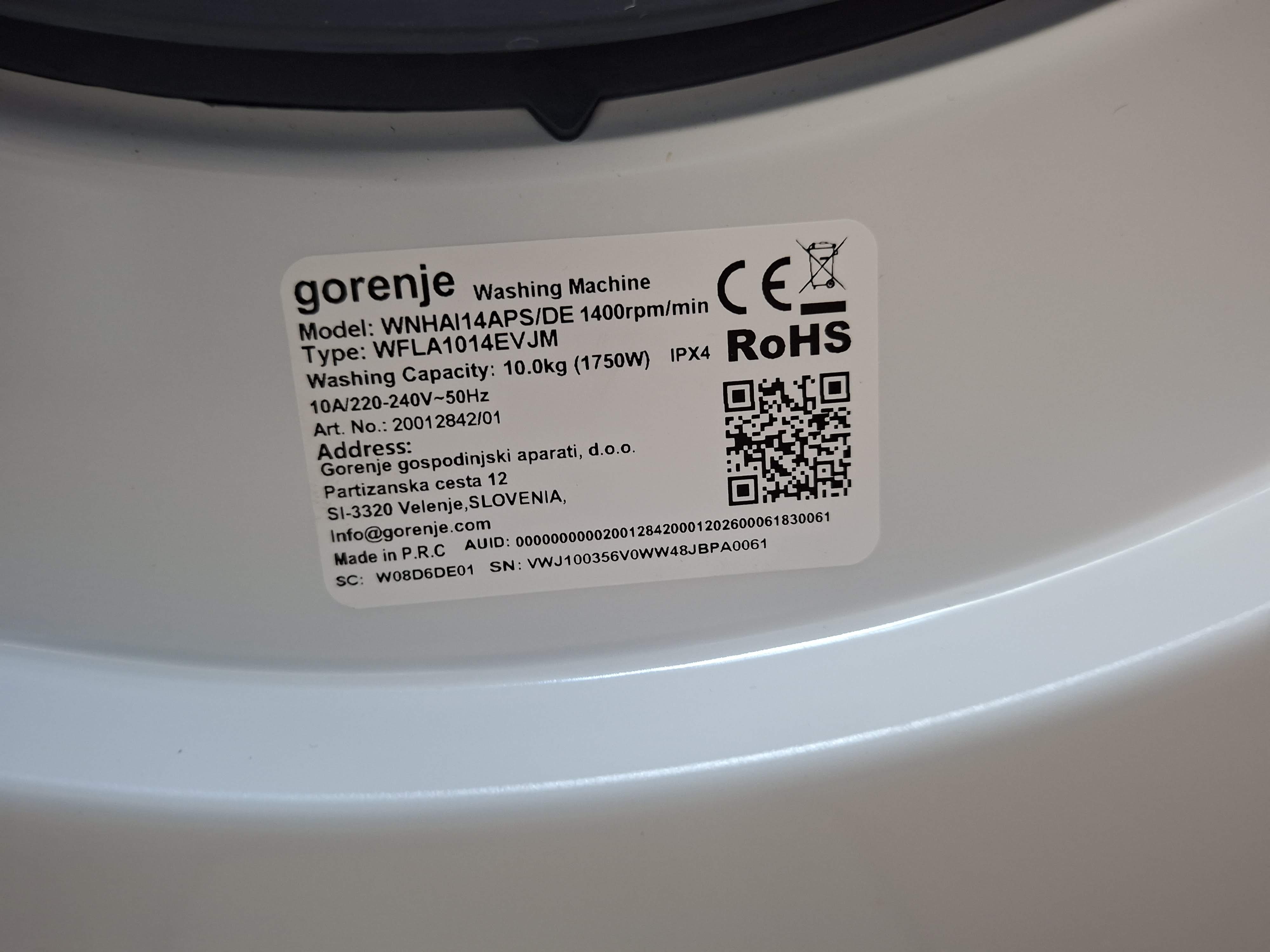 Veš mašina Gorenje WNHAI14APS/DE, 10 kg