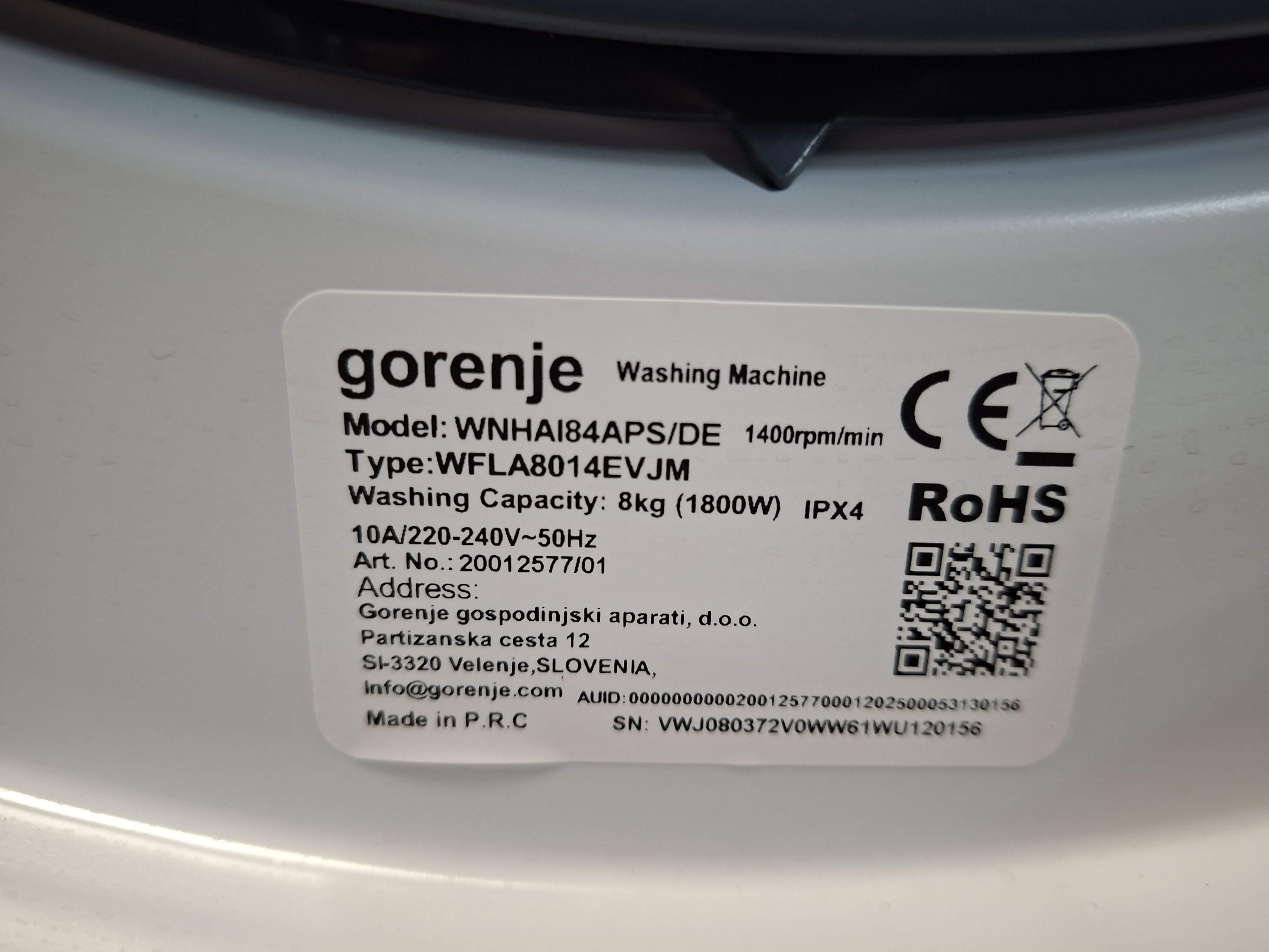 Veš mašina Gorenje WNHAI84APS/DE , 8 kg