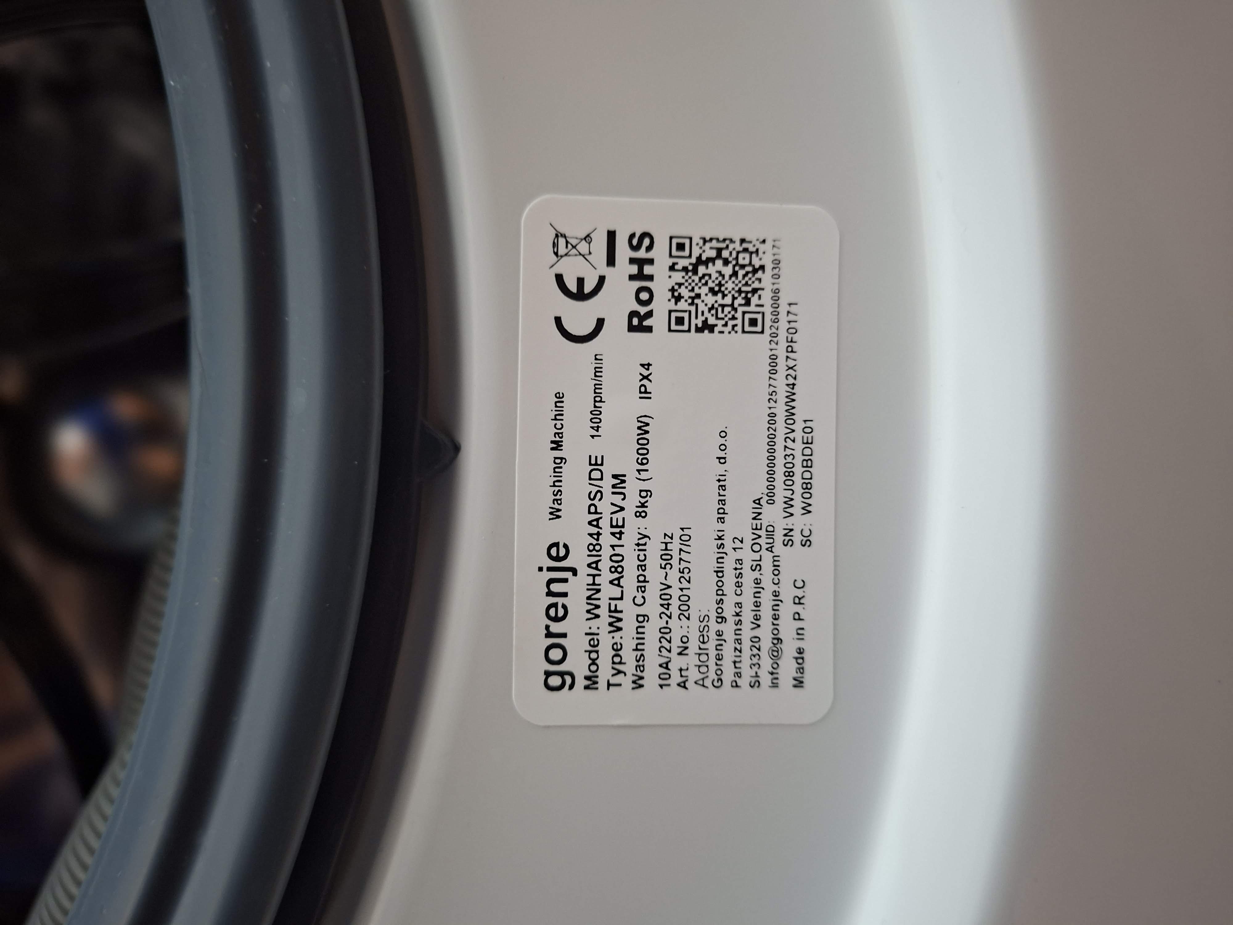 Veš mašina Gorenje WNHAI84APS/DE , 8 kg