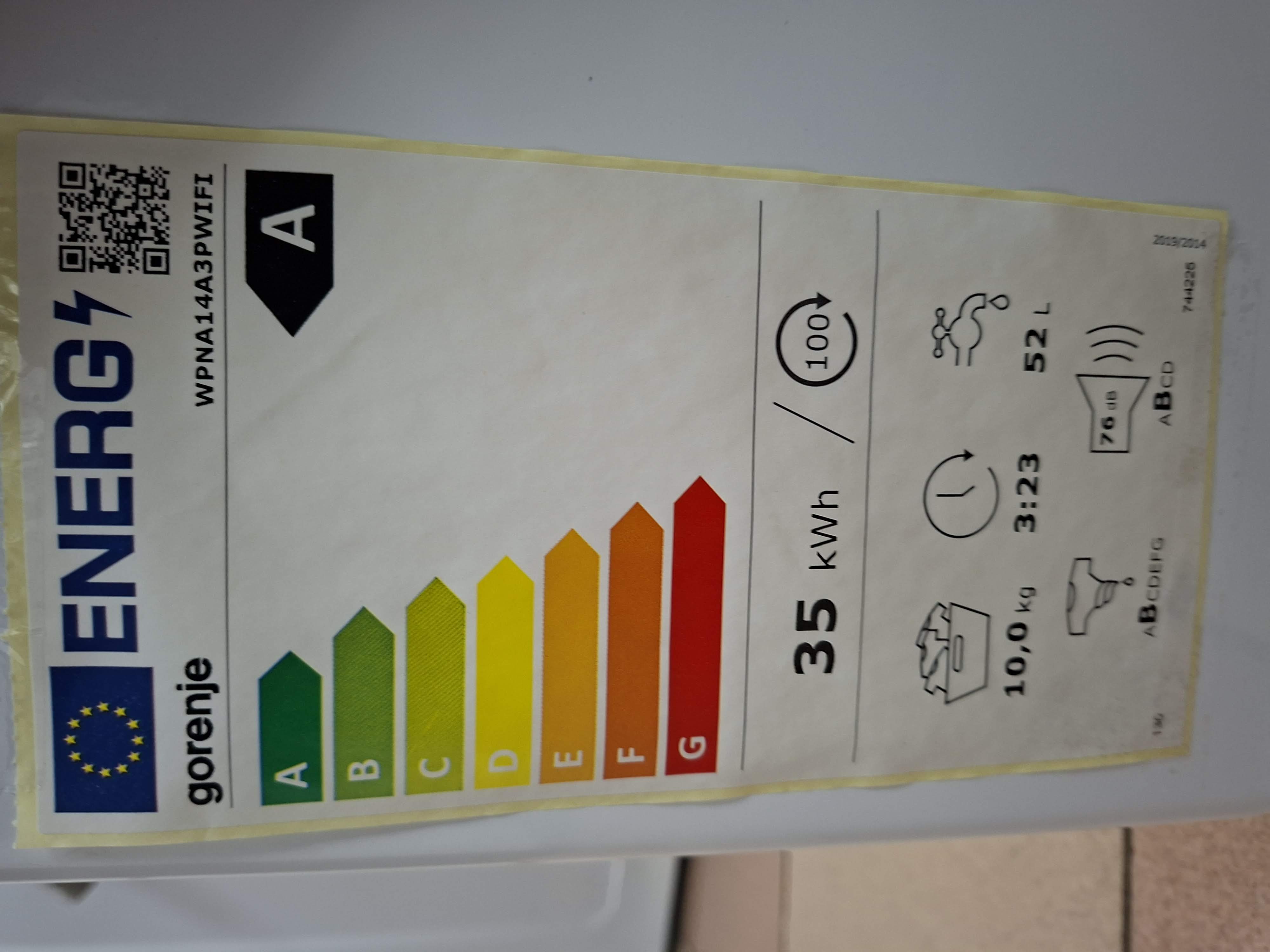 Veš mašina Gorenje WPNA14A3PWIFI , 10 kg.