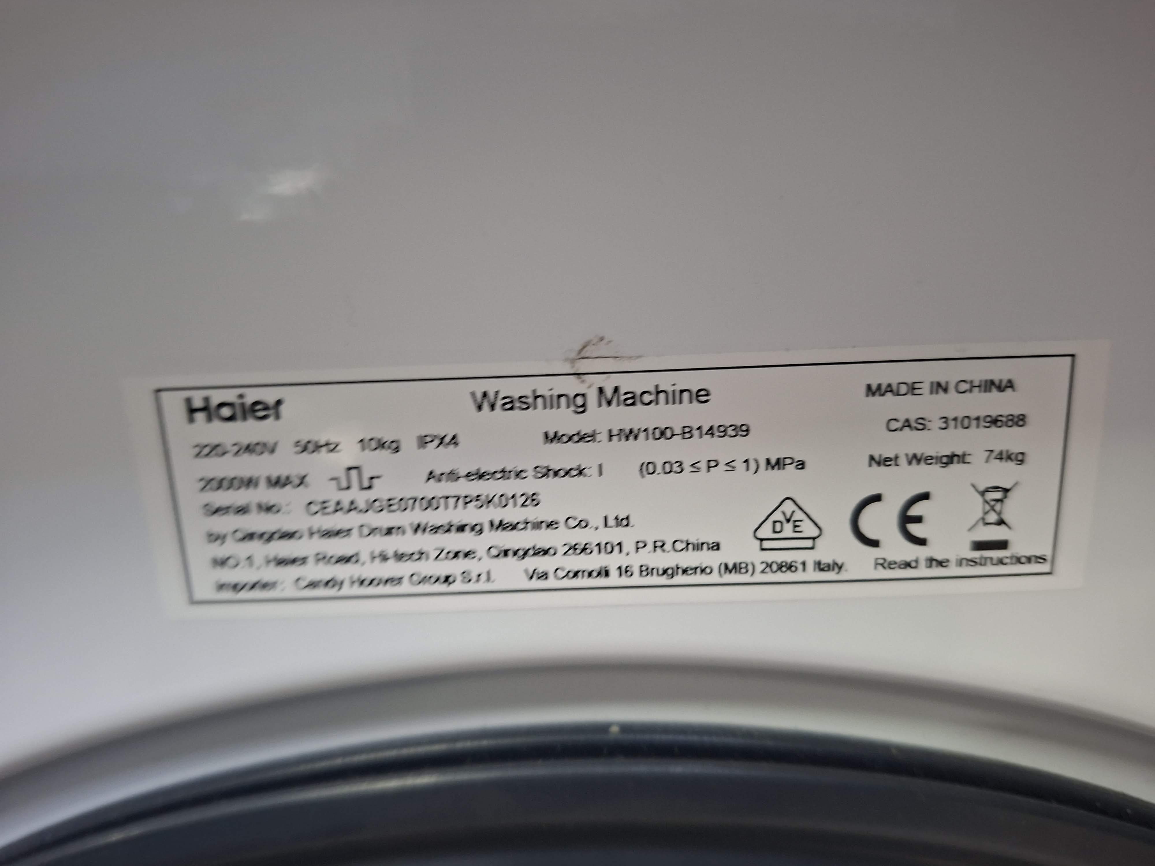 Veš mašina Haier HW100-B14939,10 kg