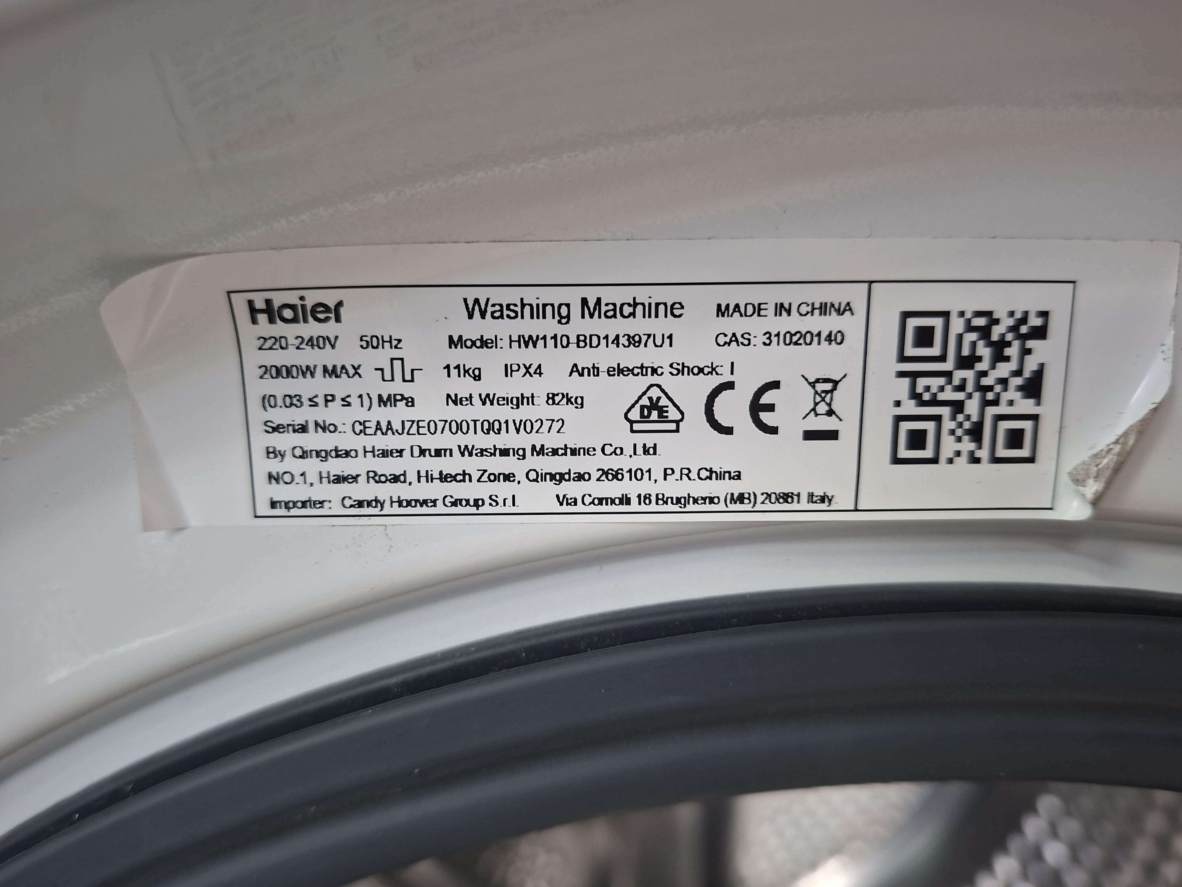 Veš mašina Haier HW110-BD14397U1, 11kg