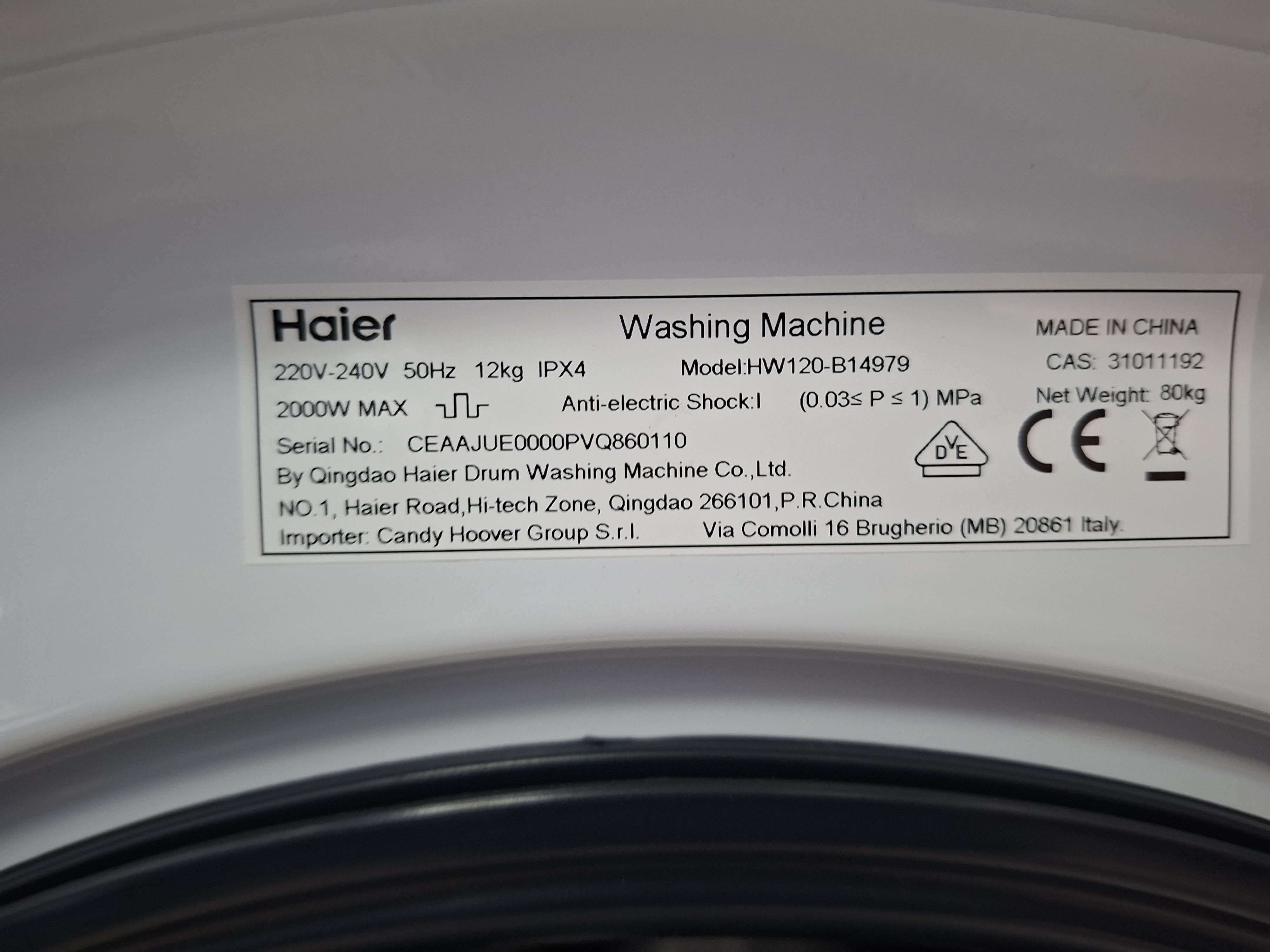 Veš mašina Haier HW120-B14979 , 12 kg