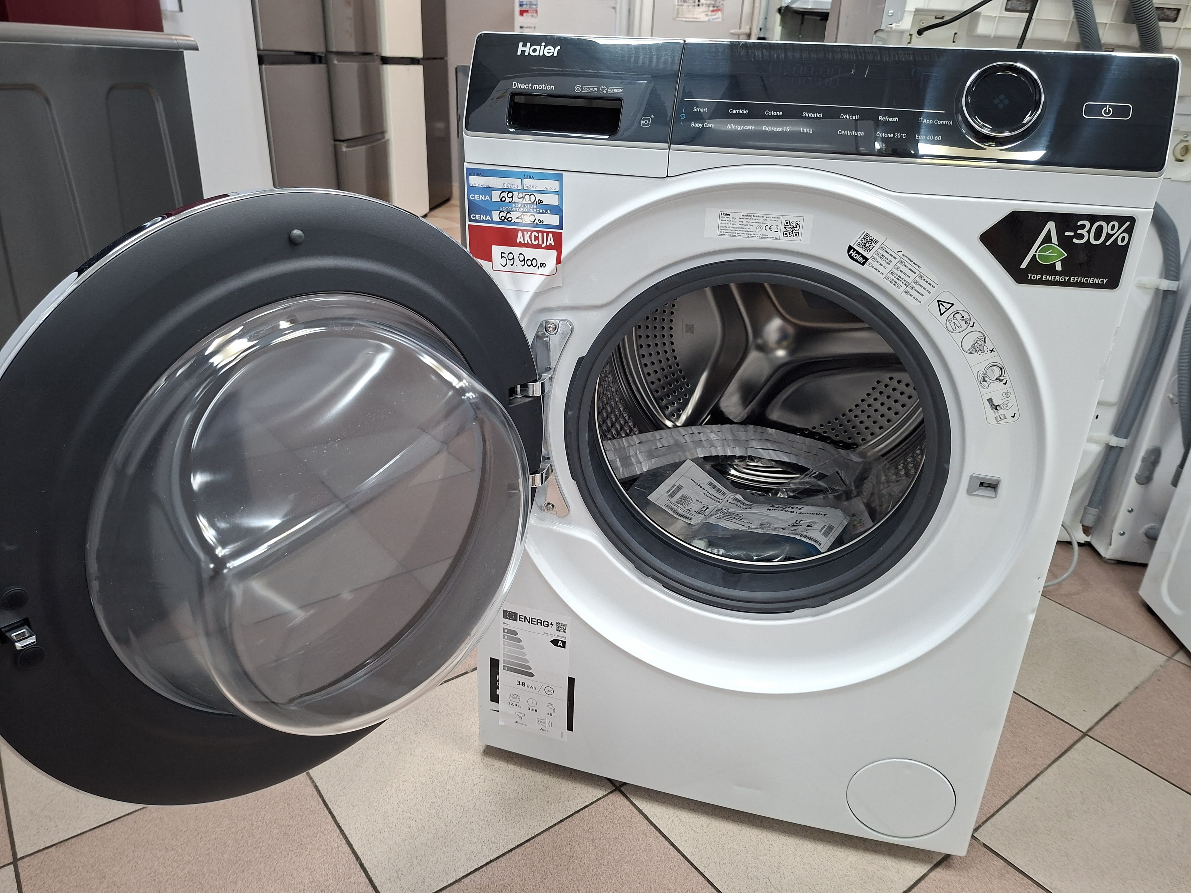 Veš mašina Haier HW120-B14IGIEU1 , 12 kg.