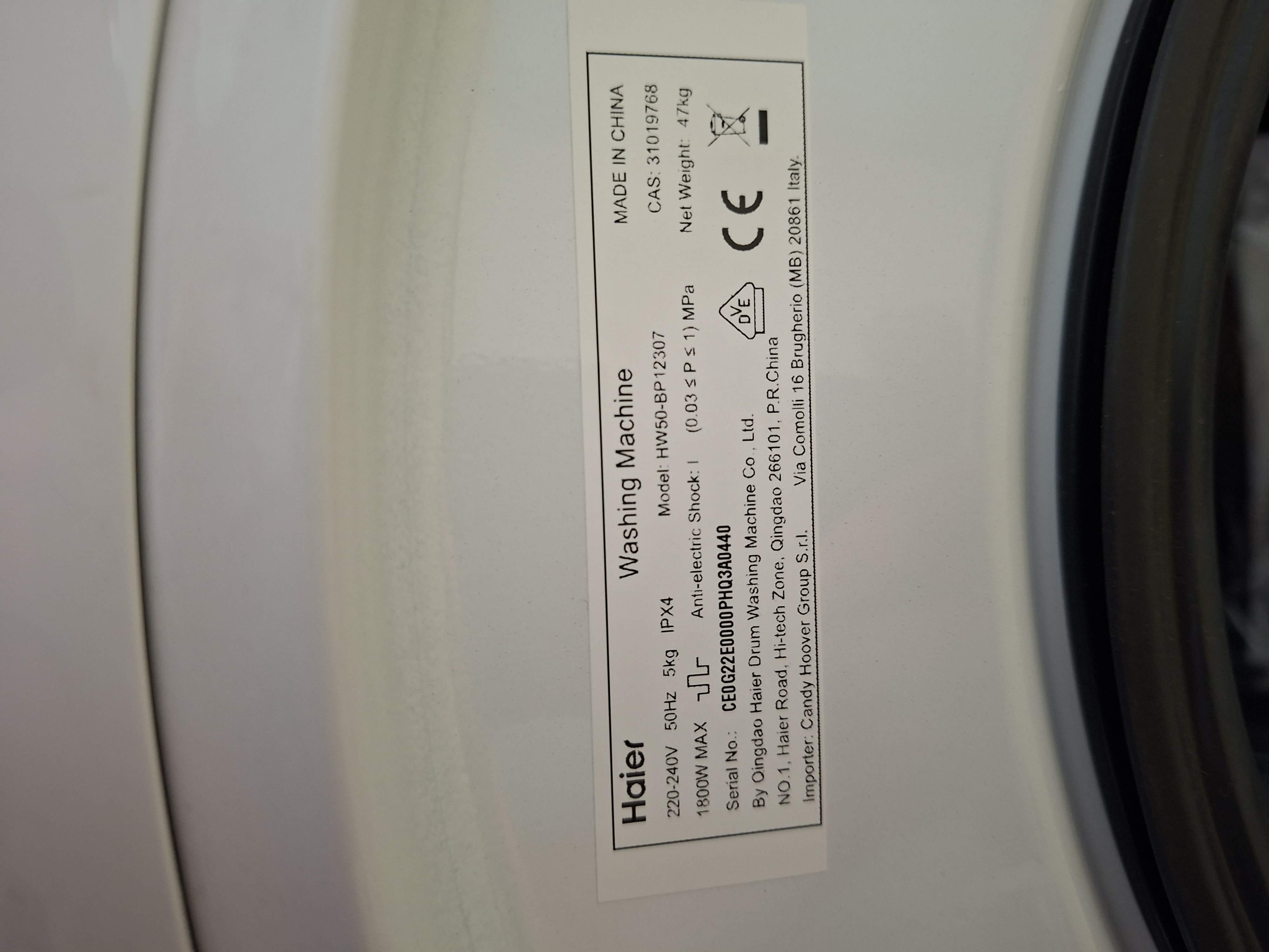 Veš mašina Haier HW50-BP12307, 5 kg, Mini