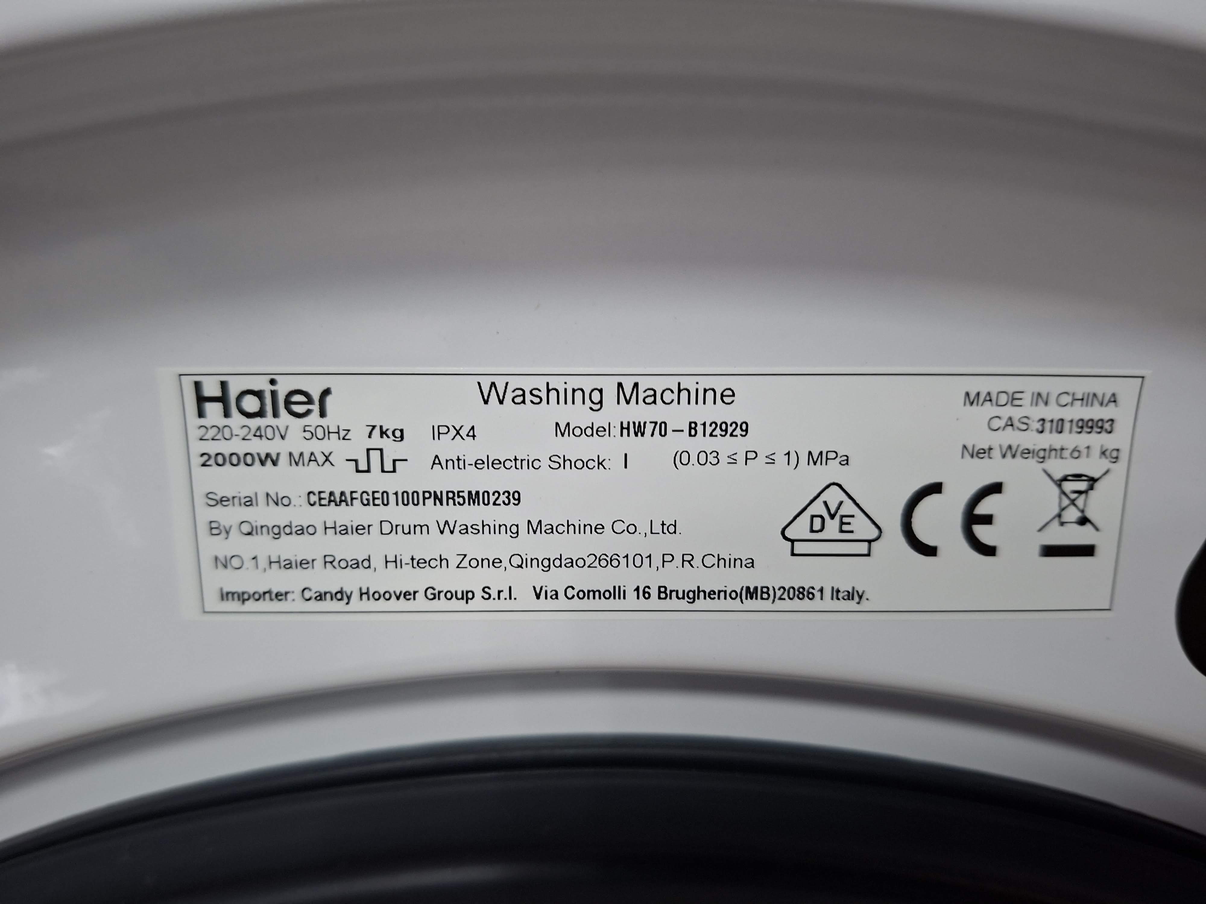 Veš mašina Haier HW70-B12929 , 7 kg