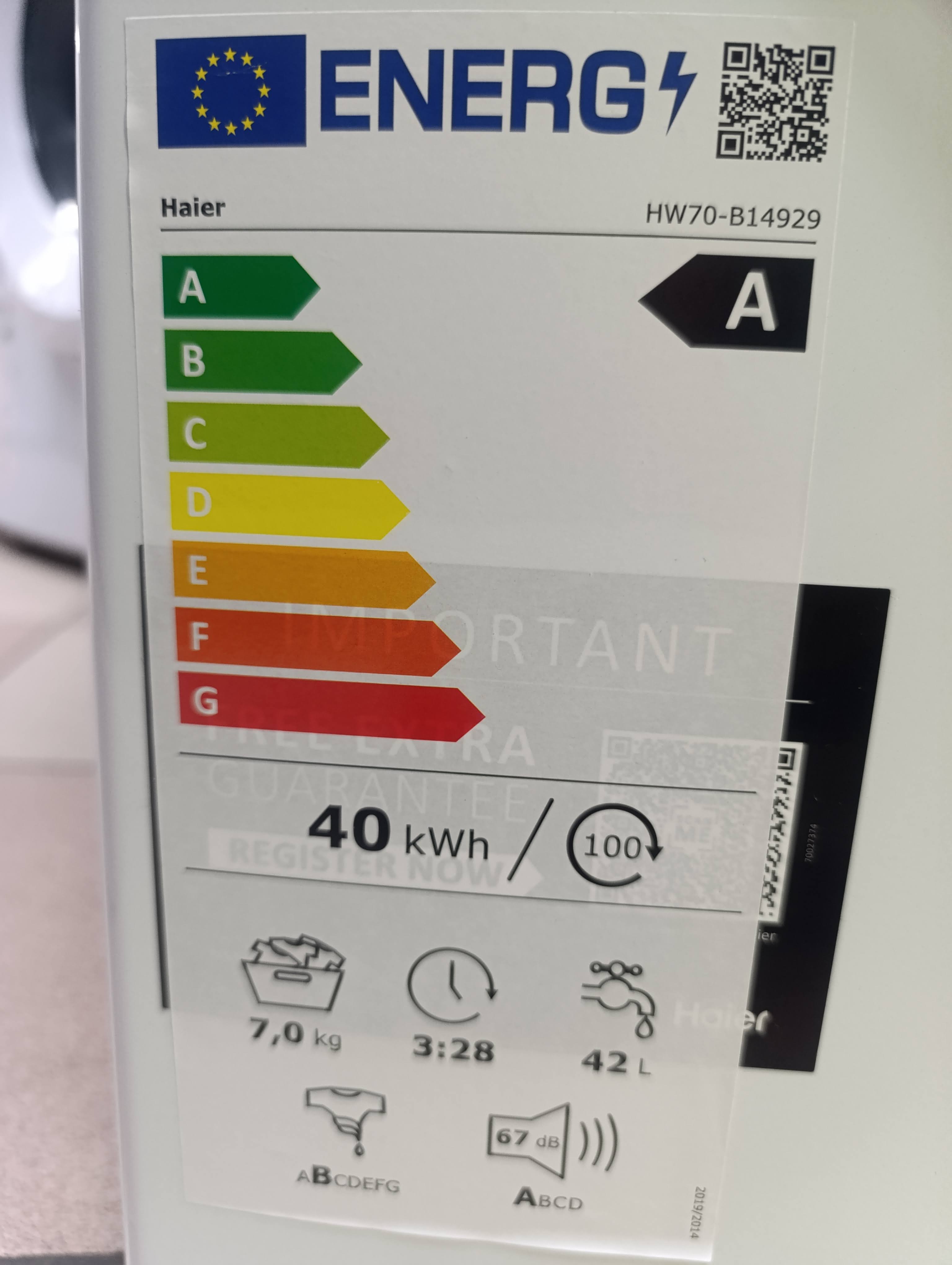 Veš mašina Haier HW70-B14929 , 7 kg