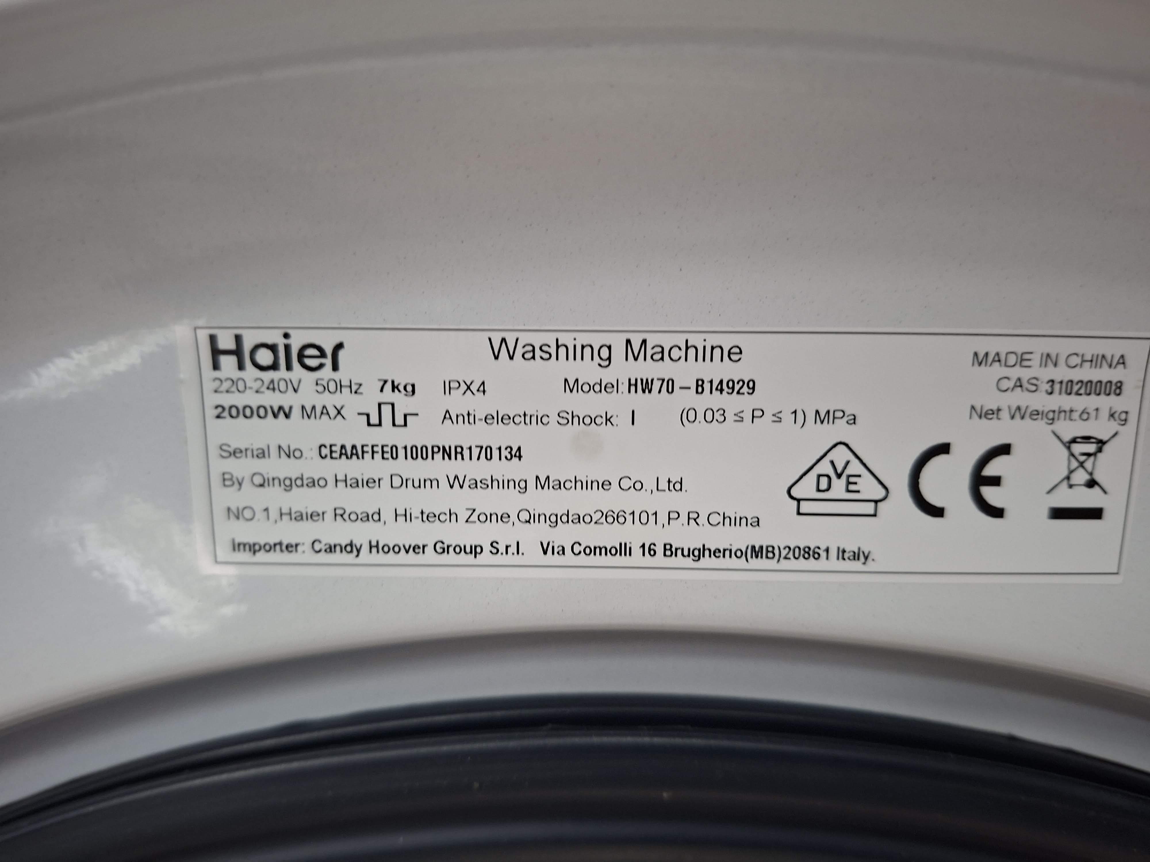 Veš mašina Haier HW70-B14929, 7kg
