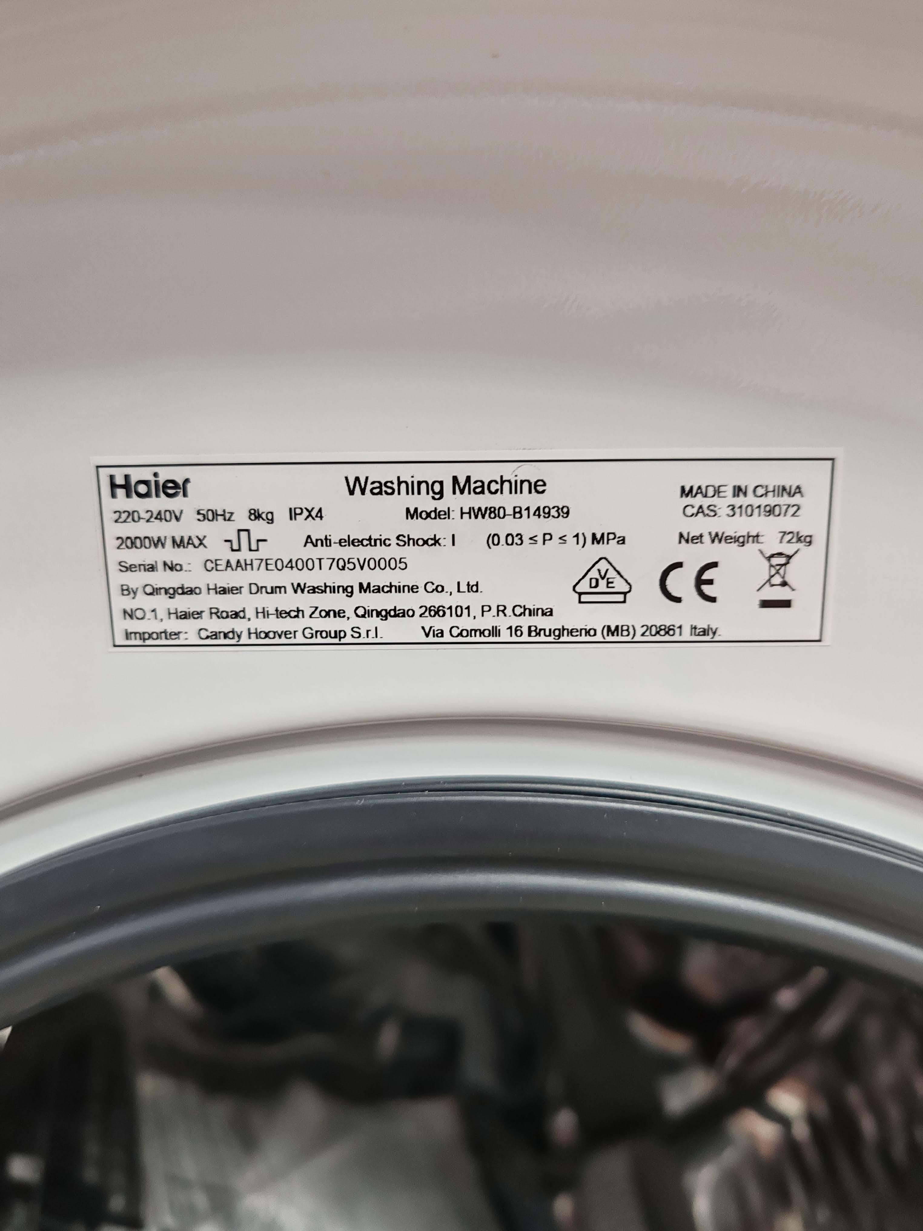 Veš mašina Haier HW80-B14939 , 8 kg