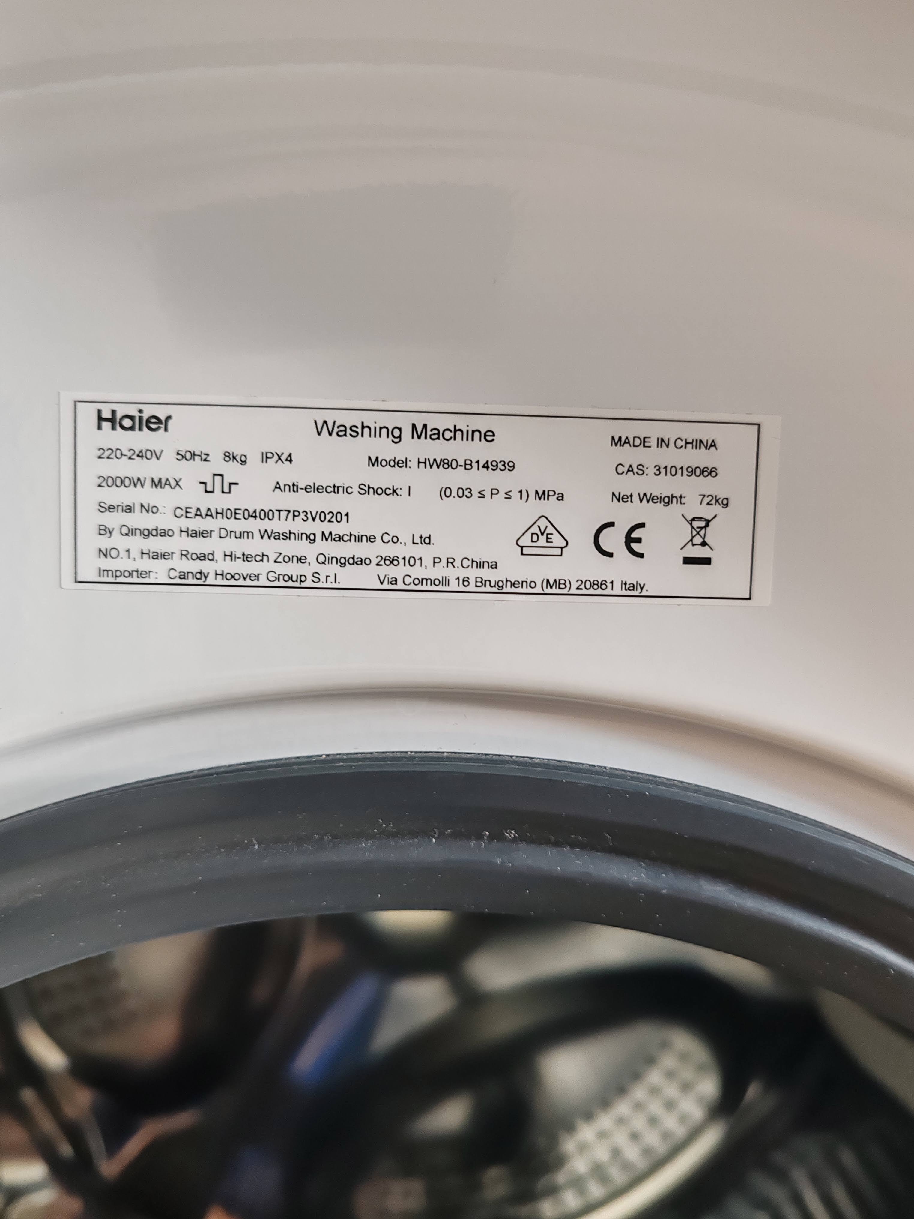 Veš mašina Haier HW80-B14939 , 8 kg