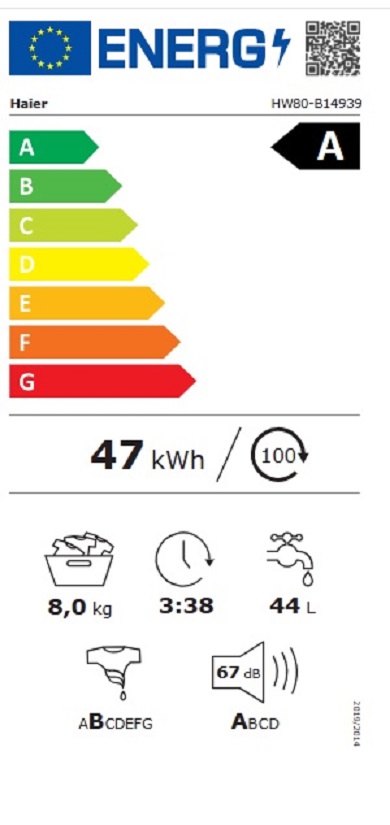 Veš mašina Haier HW80-B14939 , 8 kg