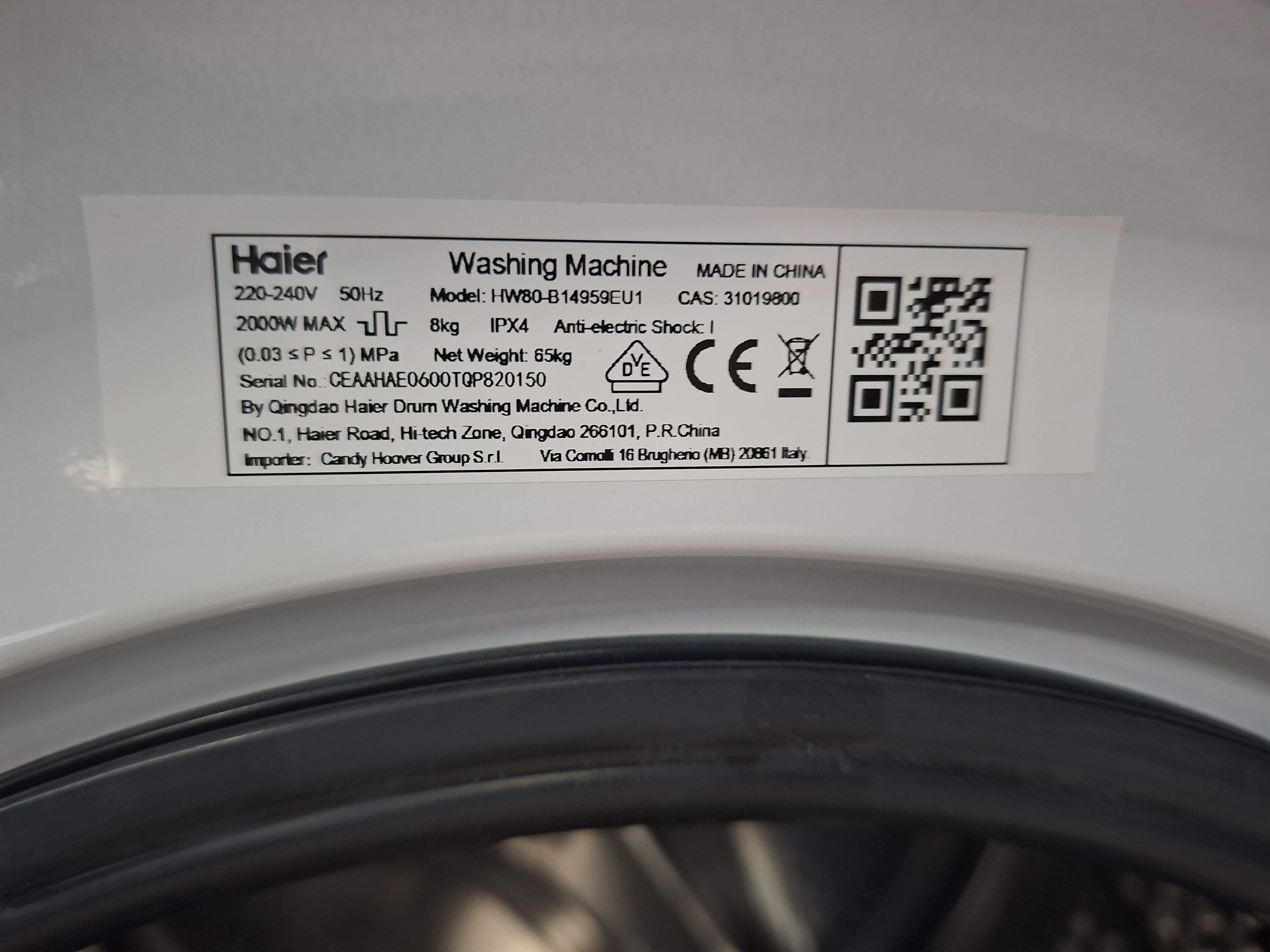 Veš mašina Haier HW80-B14959EU1, 8kg