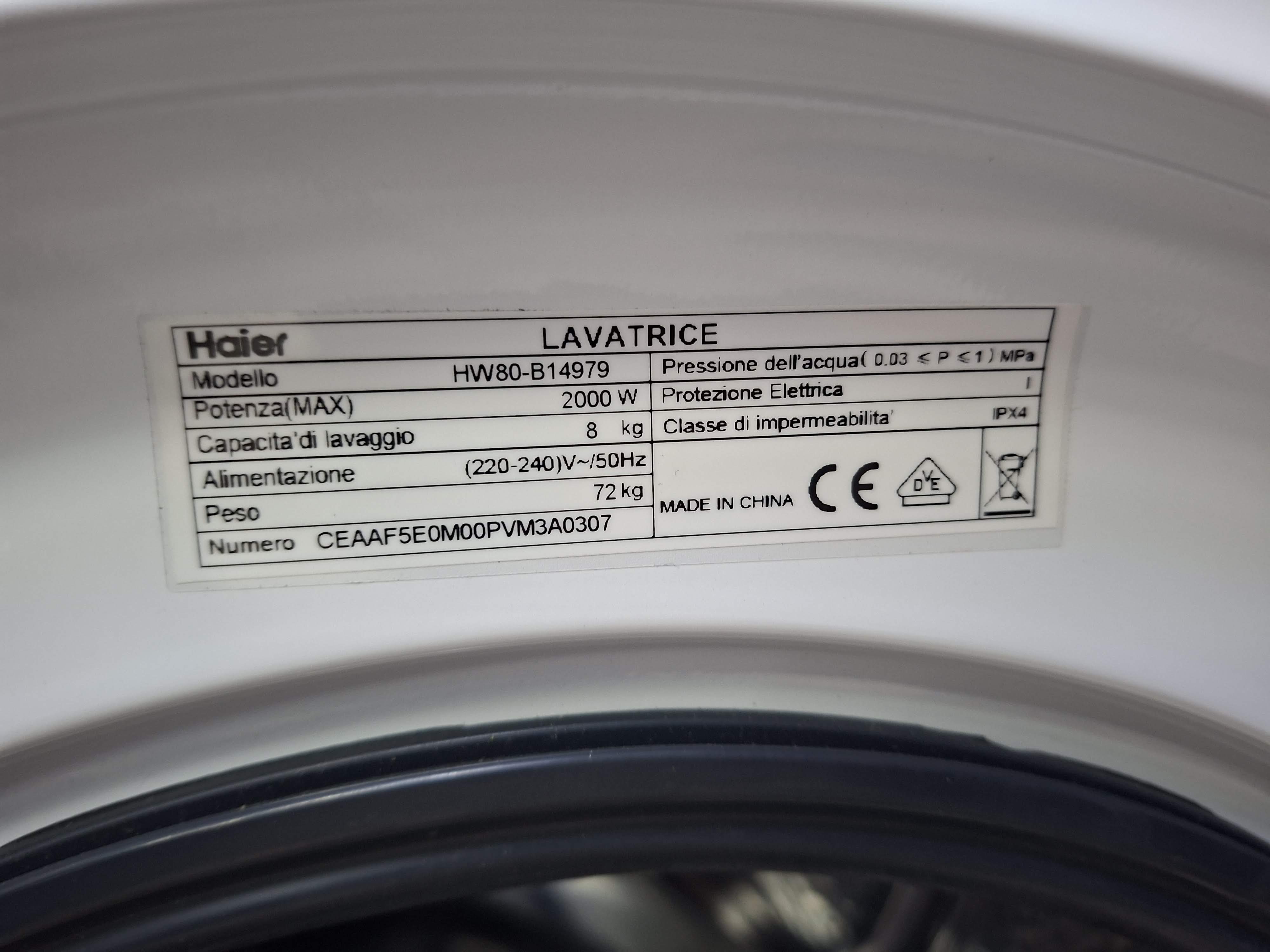 Veš mašina Haier HW80-B14979, 8kg