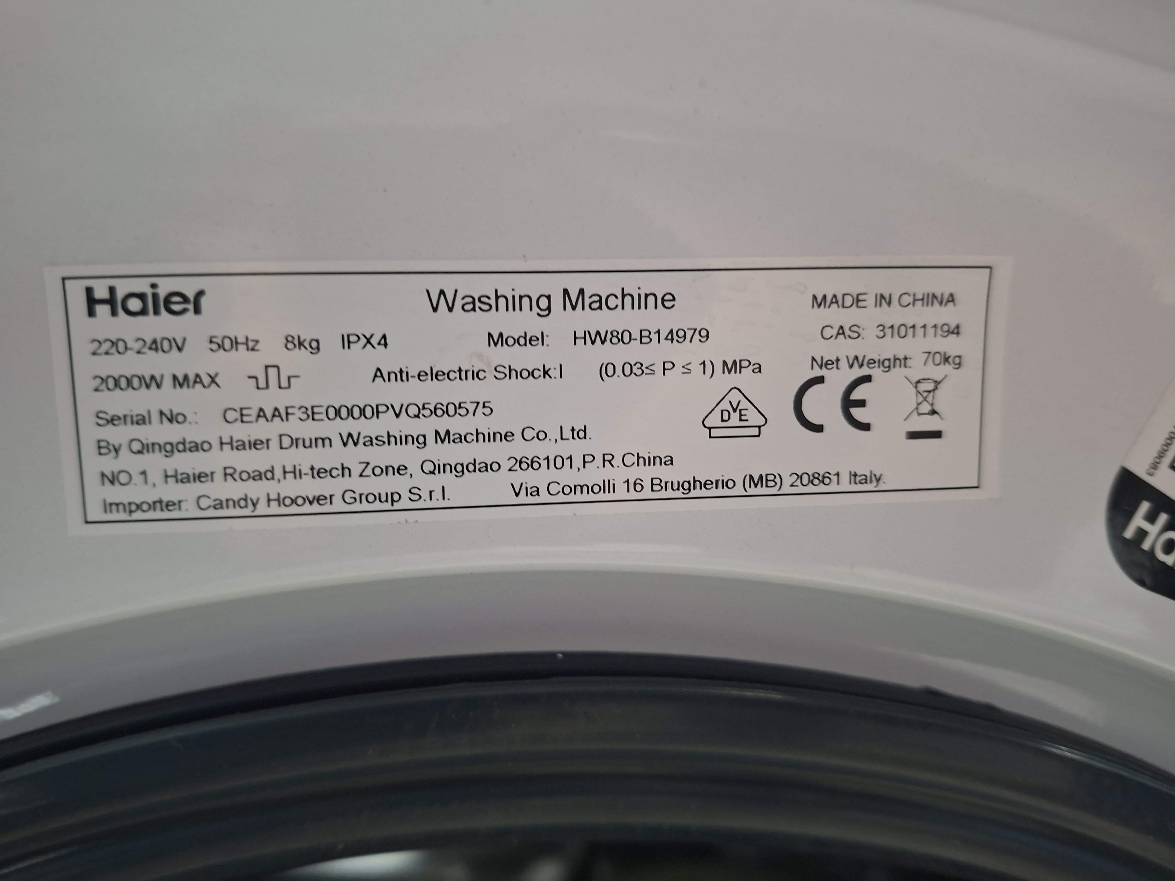 Veš mašina Haier HW80-B14979, 8kg