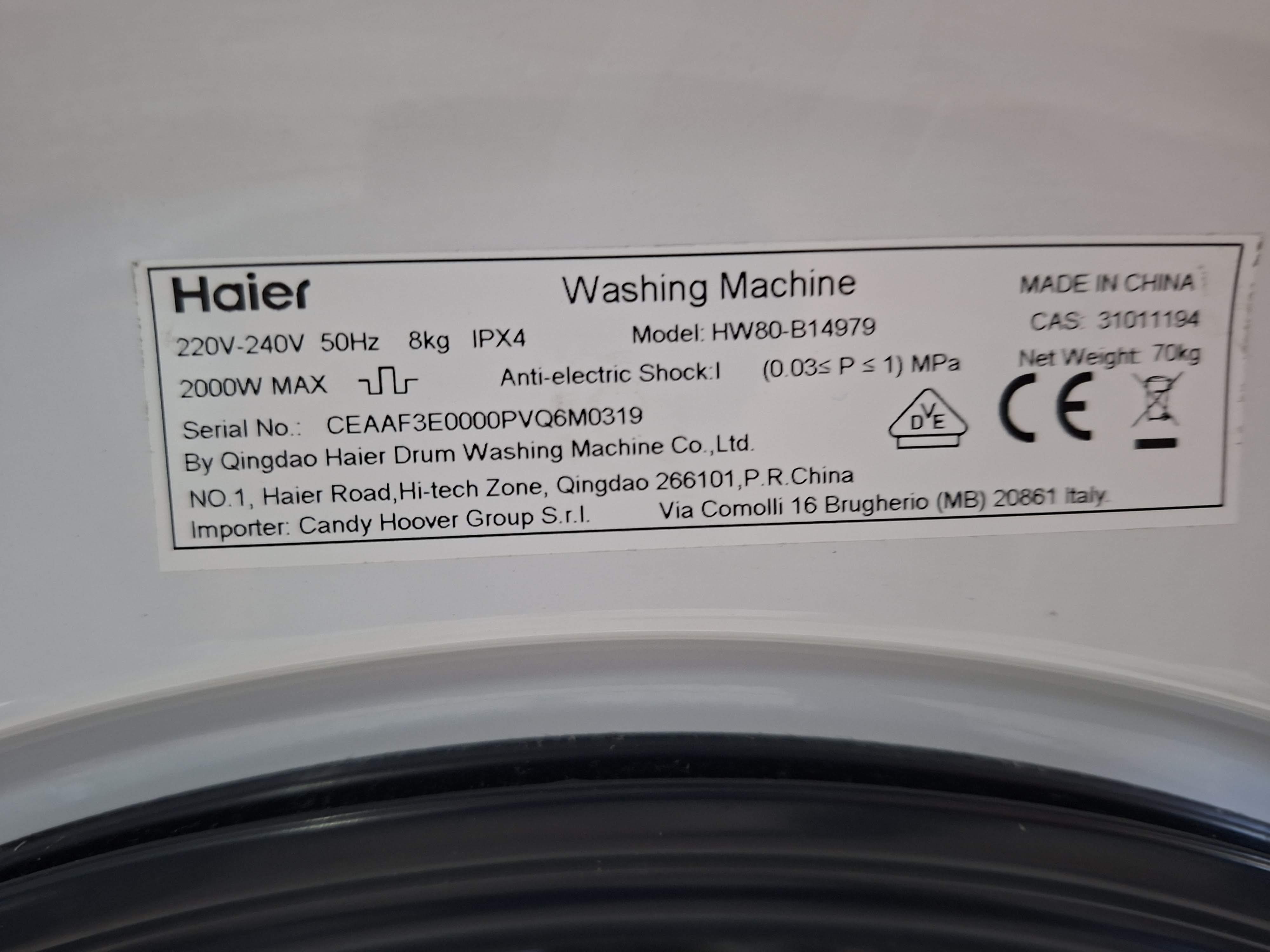 Veš mašina Haier HW80-B14979, 8kg