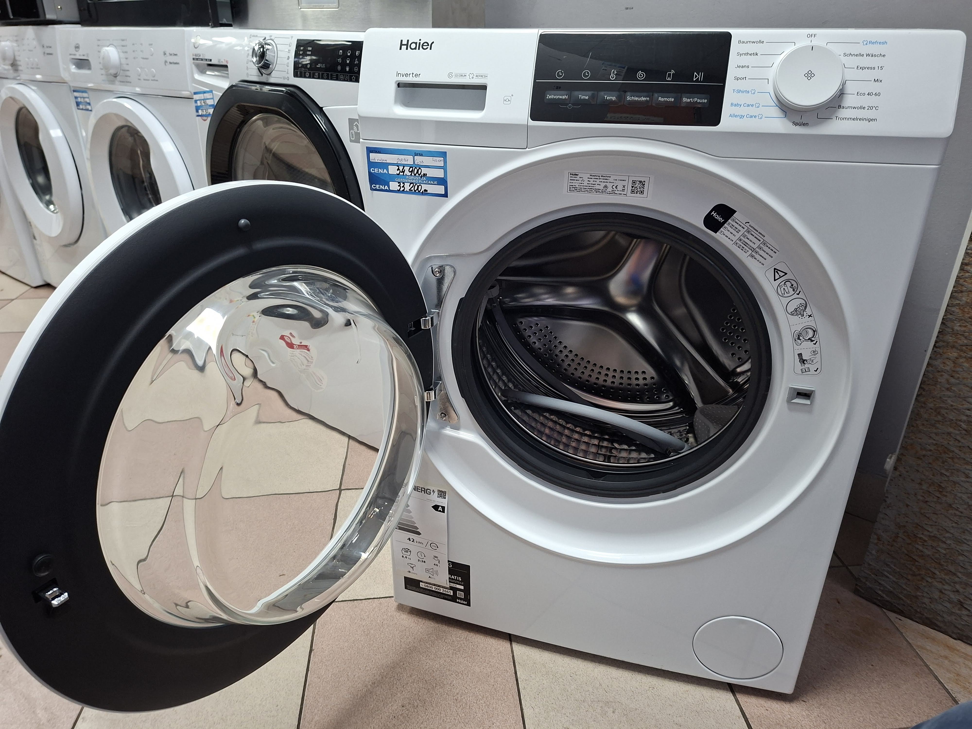 Veš mašina Haier HW80-BP14929BU1, 8 kg