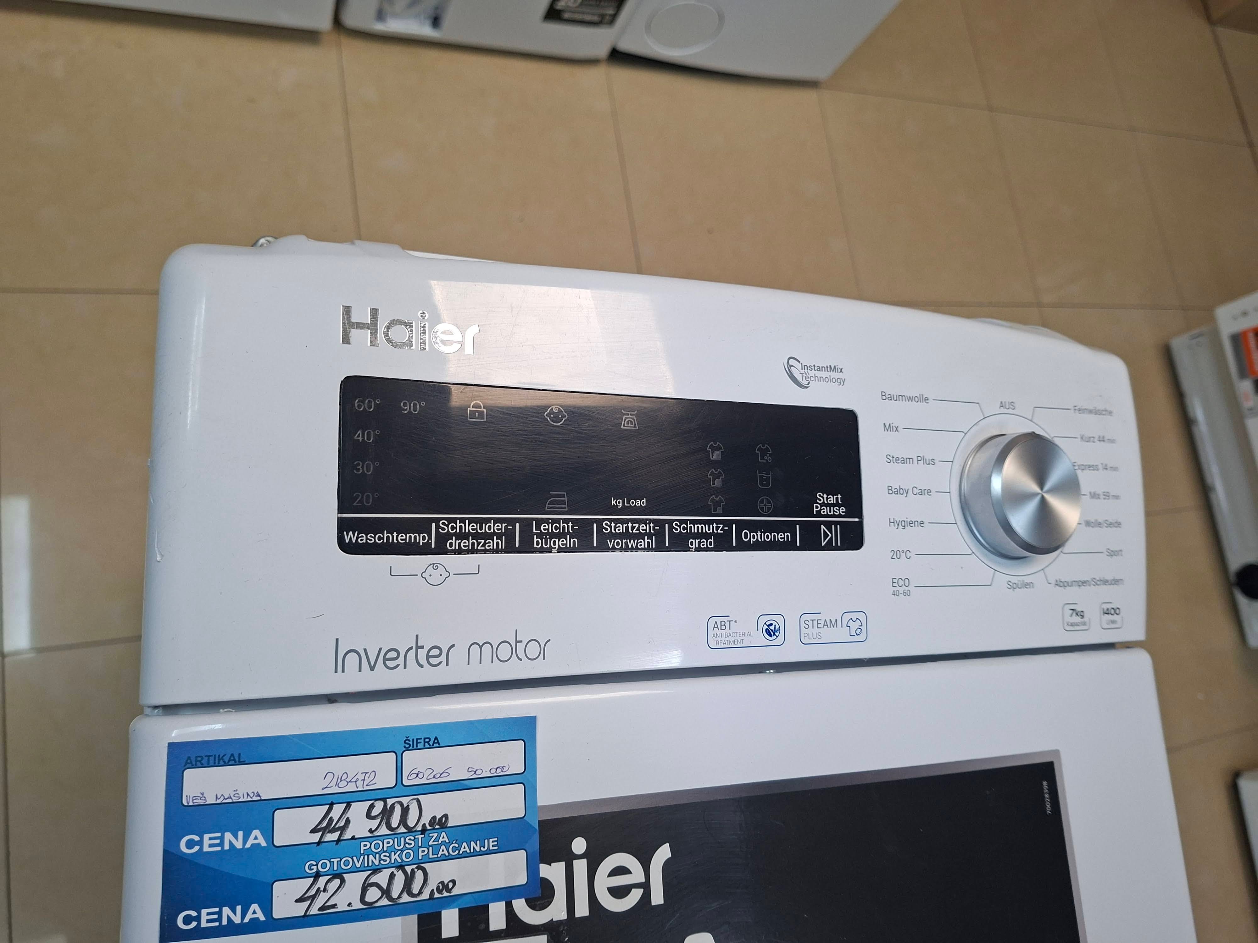 Veš mašina Haier RTXSGQ47TMC5/-84 , 7 kg.