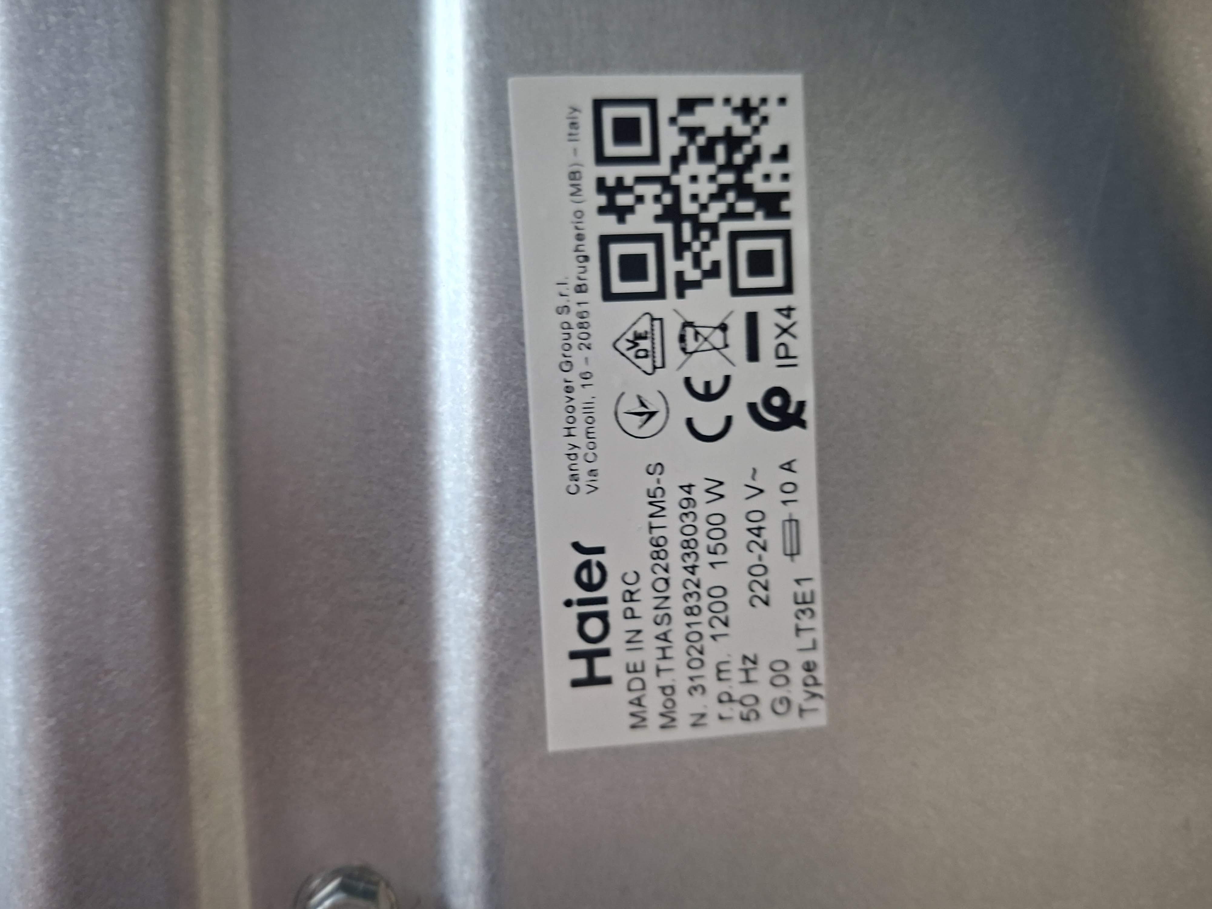 Veš mašina Haier THASNQ286TM5-S , 8 kg