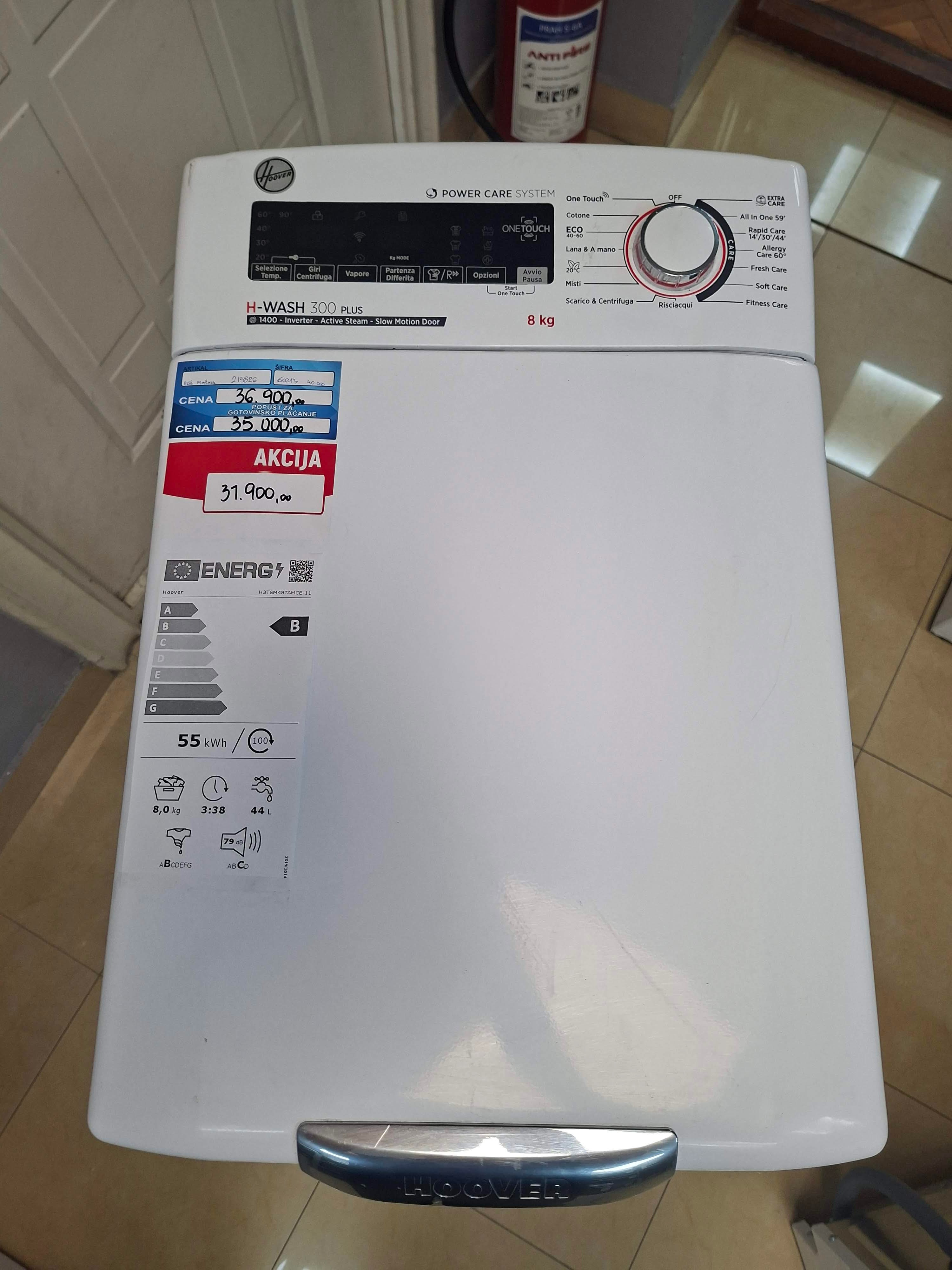 Veš mašinaHoover H3TSM48TAMCE-11, 8 kg