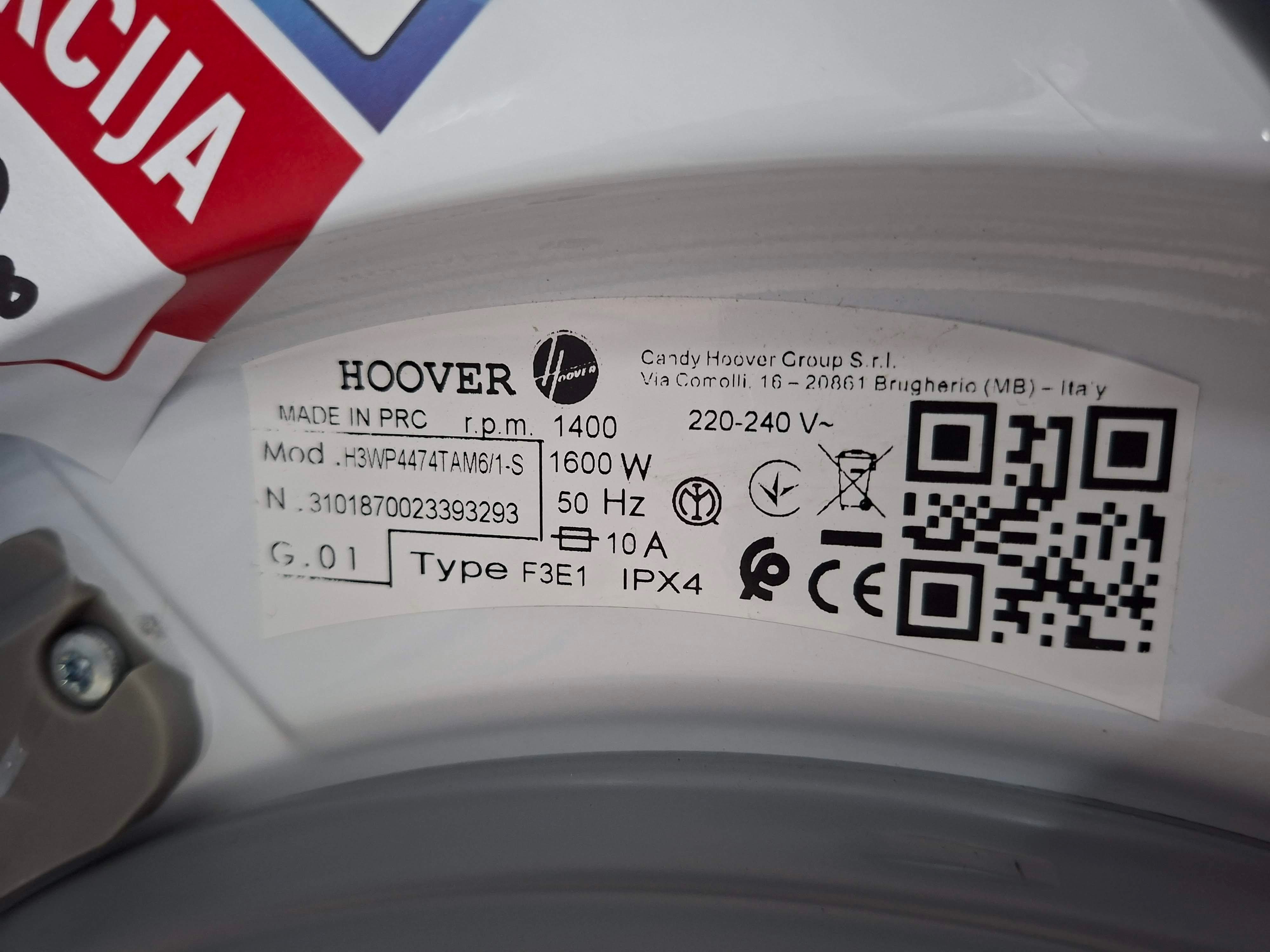 Veš mašina Hoover H3WP4474TAM6/1-S , 7 kg, slim