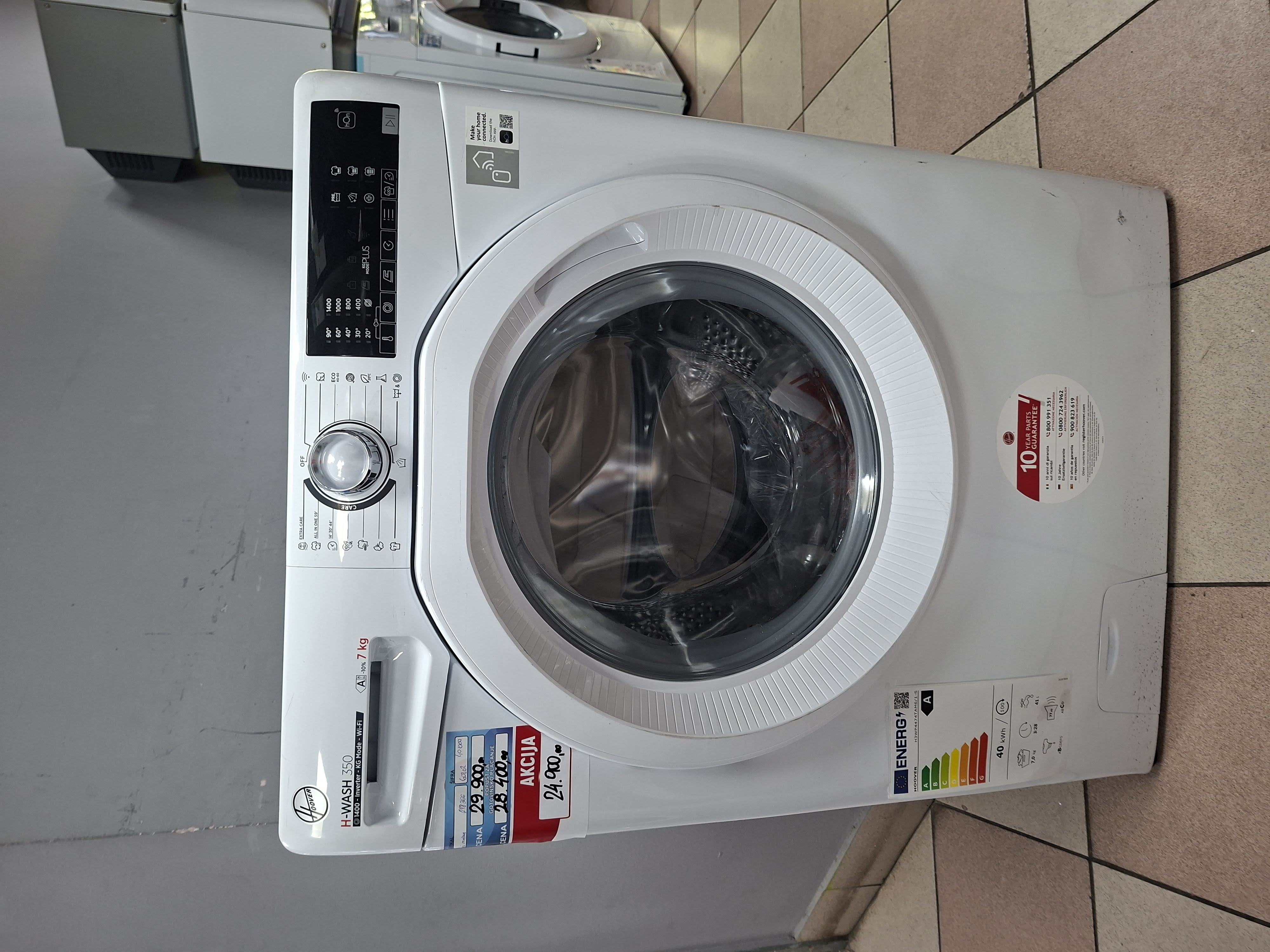 Veš mašina Hoover H3WP4474TAM6/1-S , 7 kg, slim