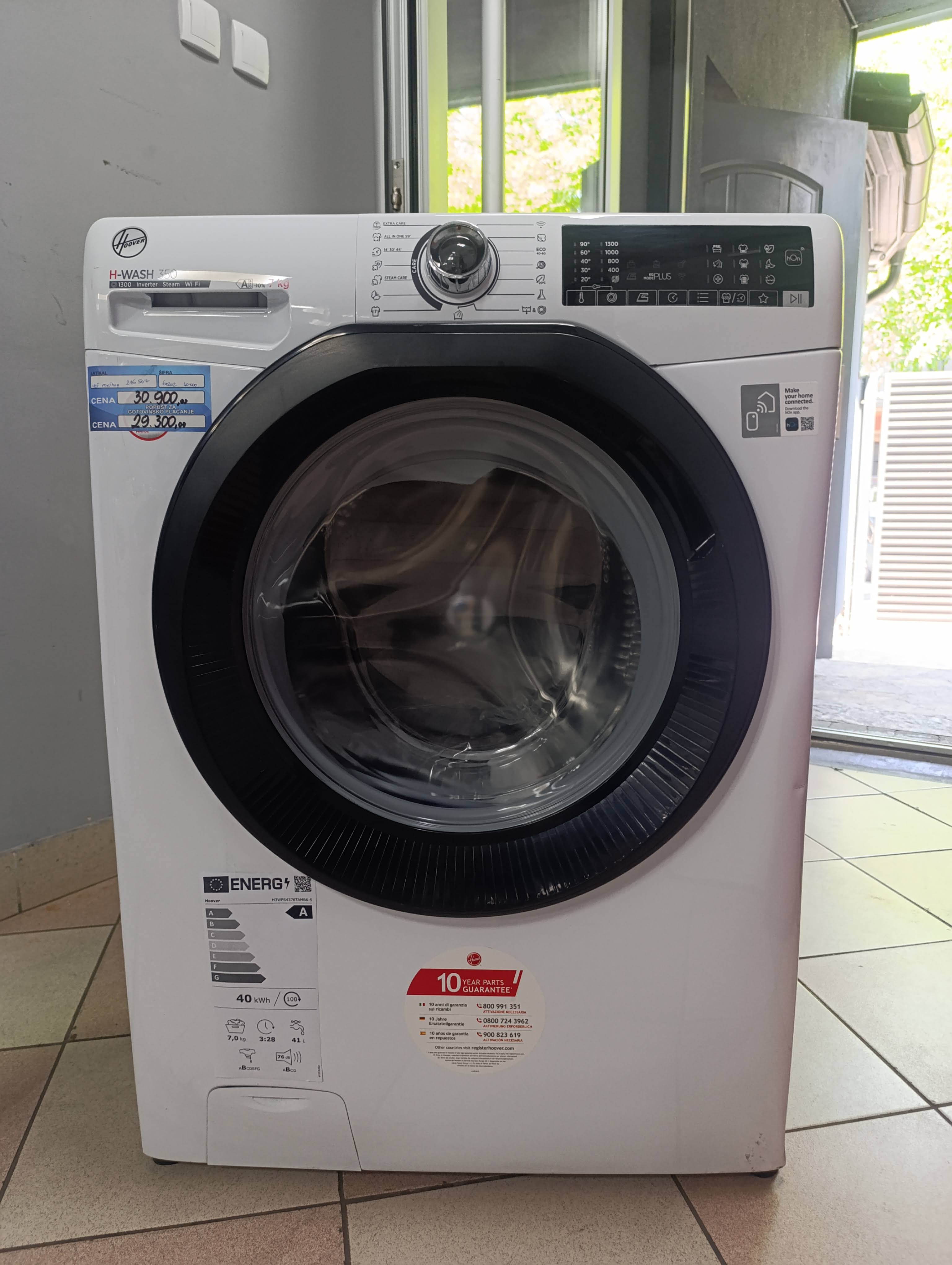 Veš mašina Hoover H3WPS4376TAMB6-S , 7 kg, slim