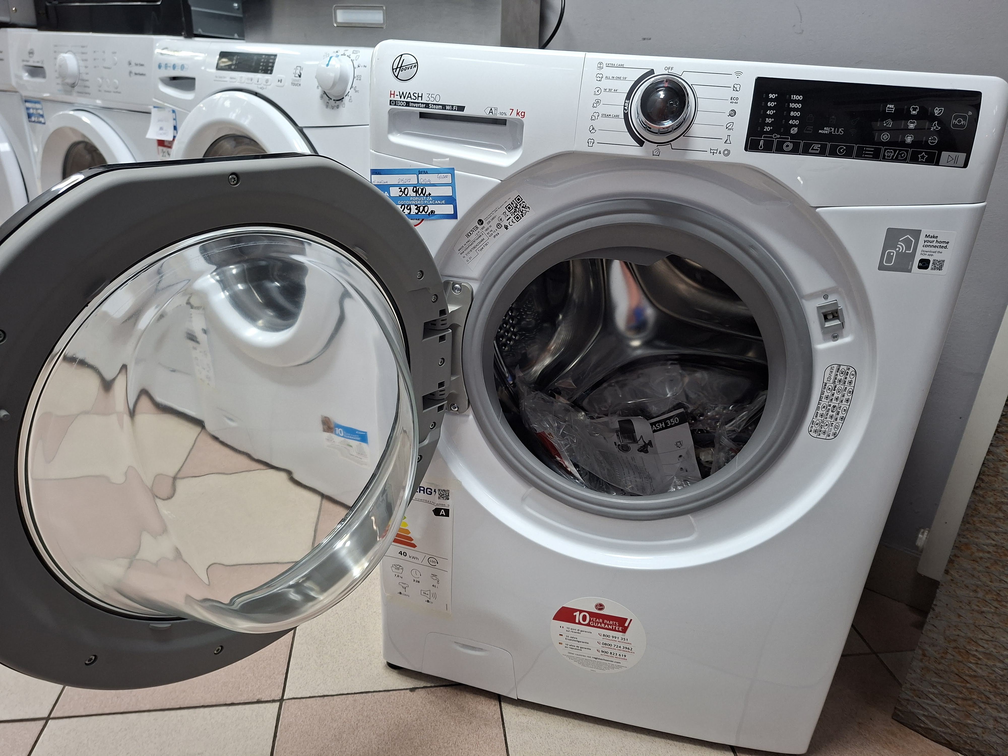 Veš mašina Hoover H3WPS4376TAMB6-S , 7 kg, slim