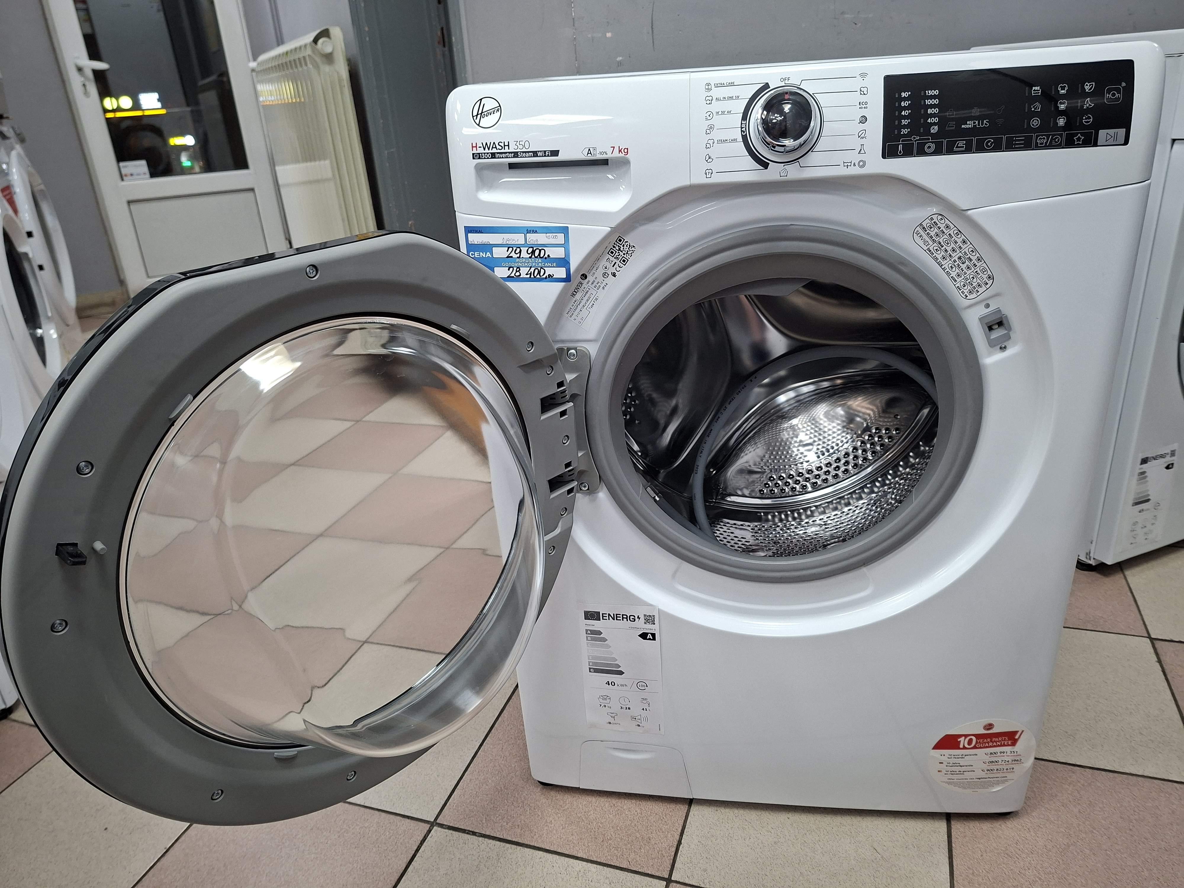 Veš mašina Hoover H3WPS4376TAMB6-S , 7 kg, slim