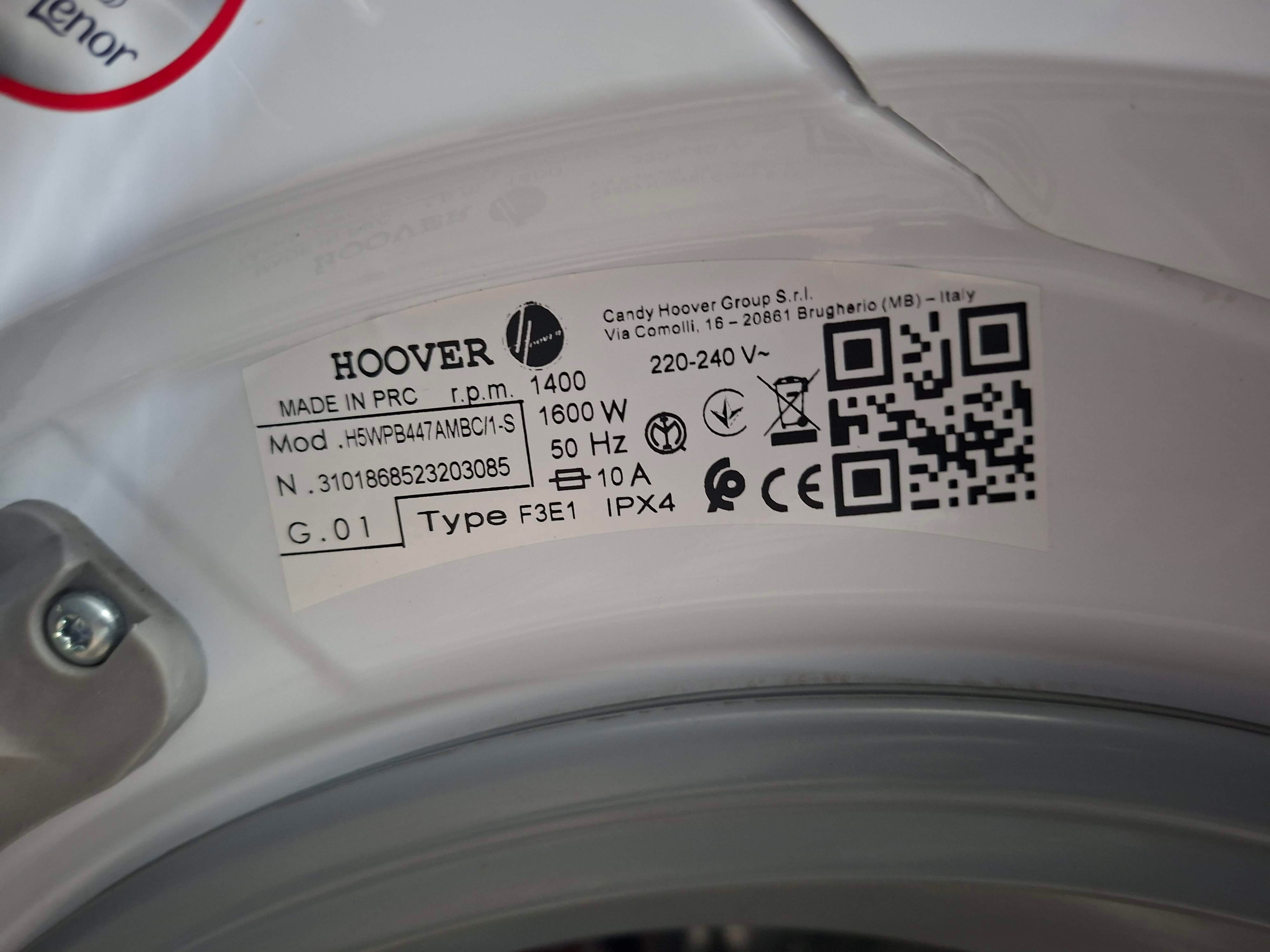 Veš mašina Hoover H5WPB447AMBC/1-S, 7 kg, slim