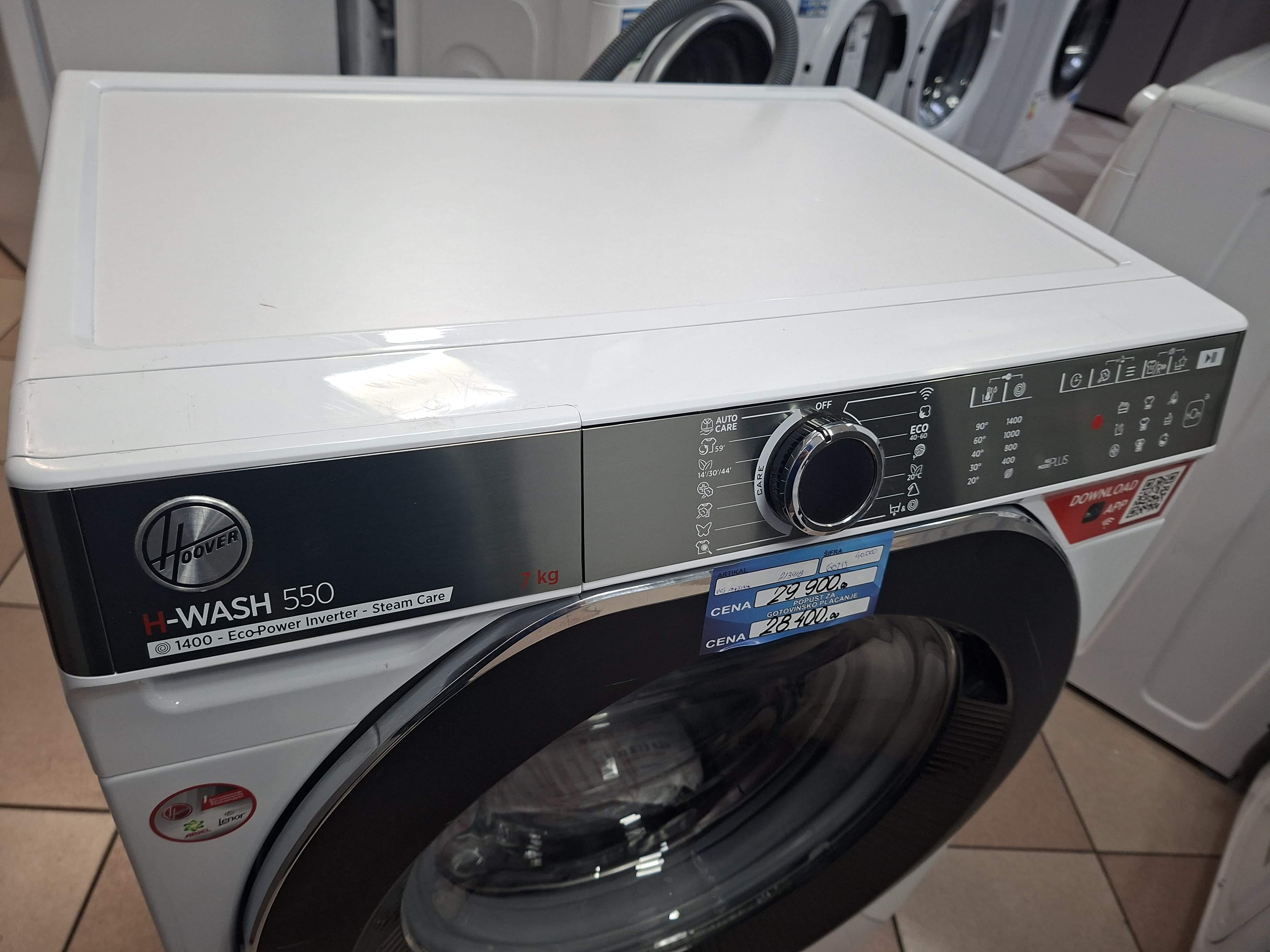 Veš mašina Hoover H5WPB447AMBC/1-S, 7 kg, slim