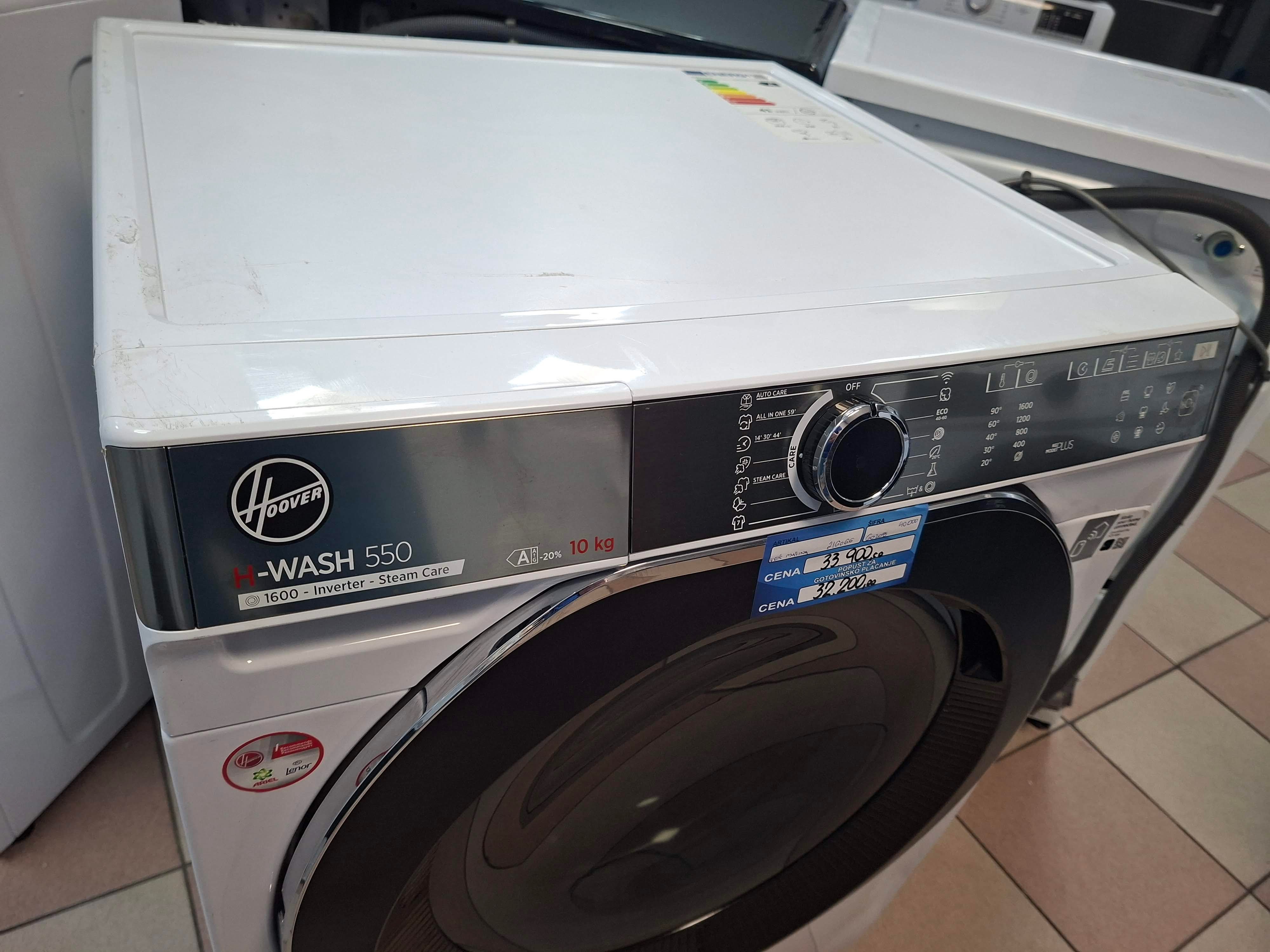 Veš mašina Hoover H5WPB610AMBC8-S, 10 kg.