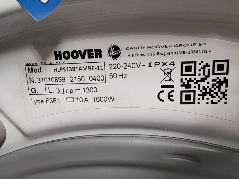 Veš mašina Hoover HLPS 139TAMBE-11 , 9 kg.