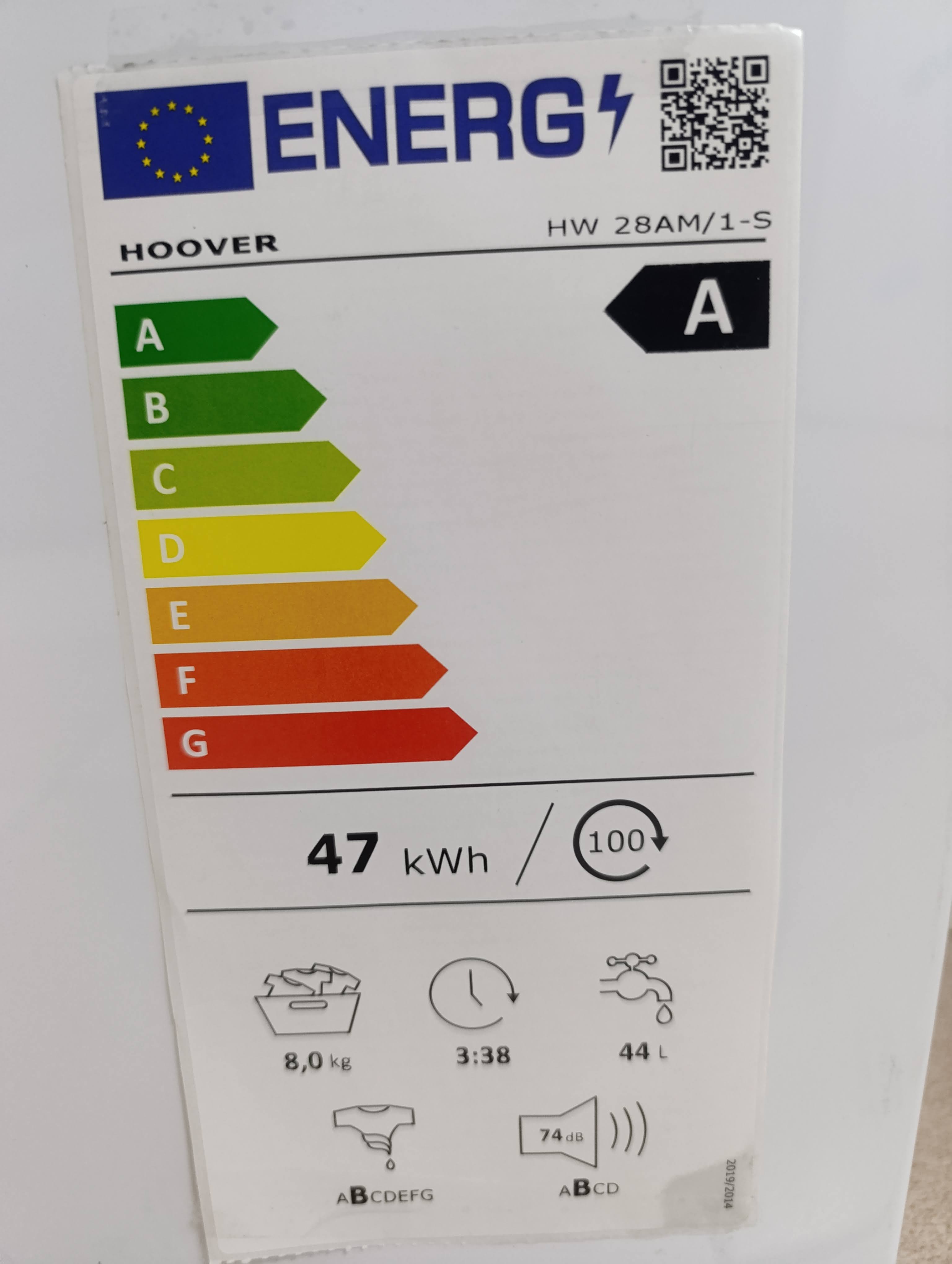 Veš Mašina Hoover HW 28AM/1-S , 8kg