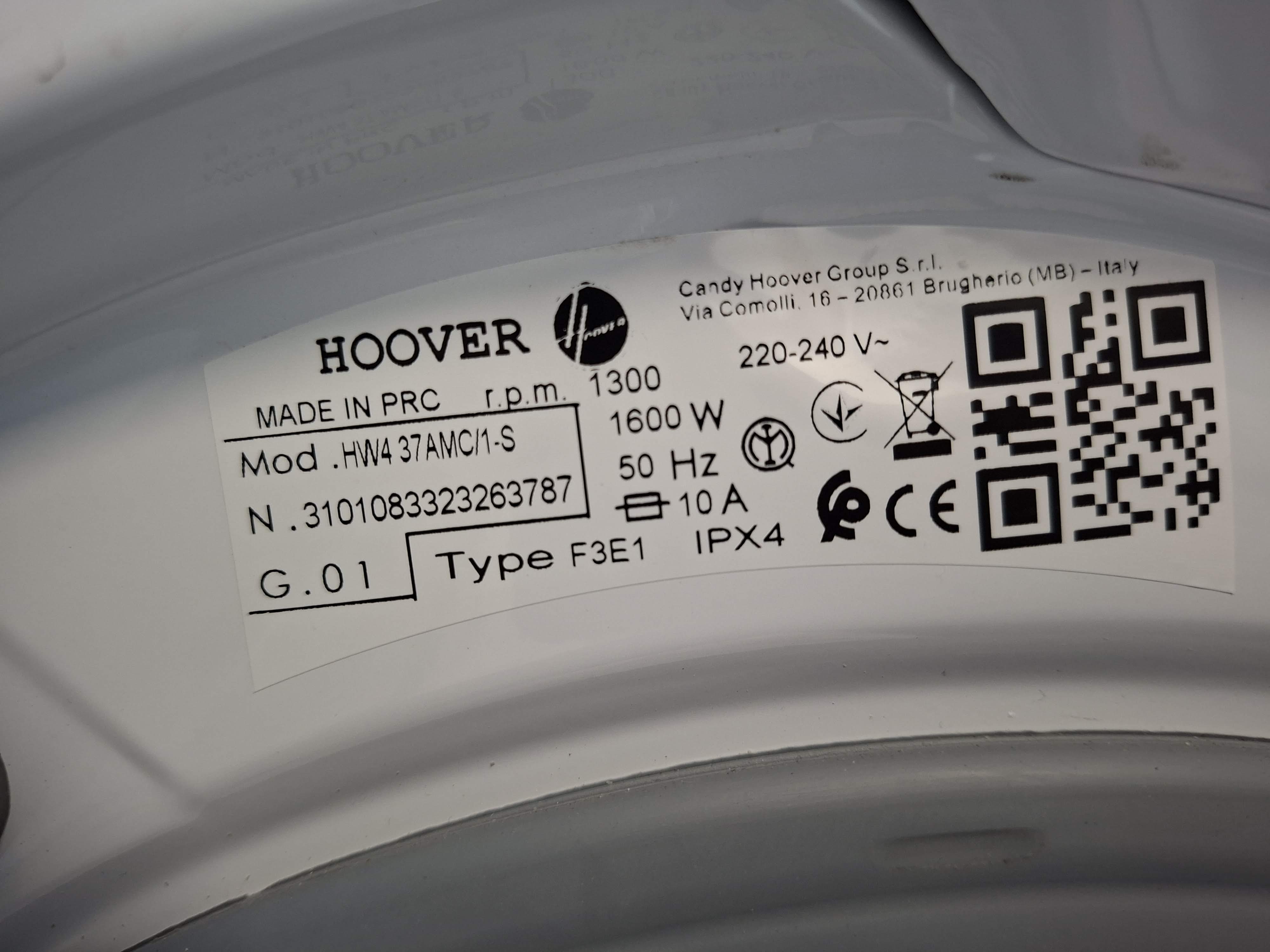 Veš mašina Hoover HW4 37AMC/1-S , Slim, 7kg, slim