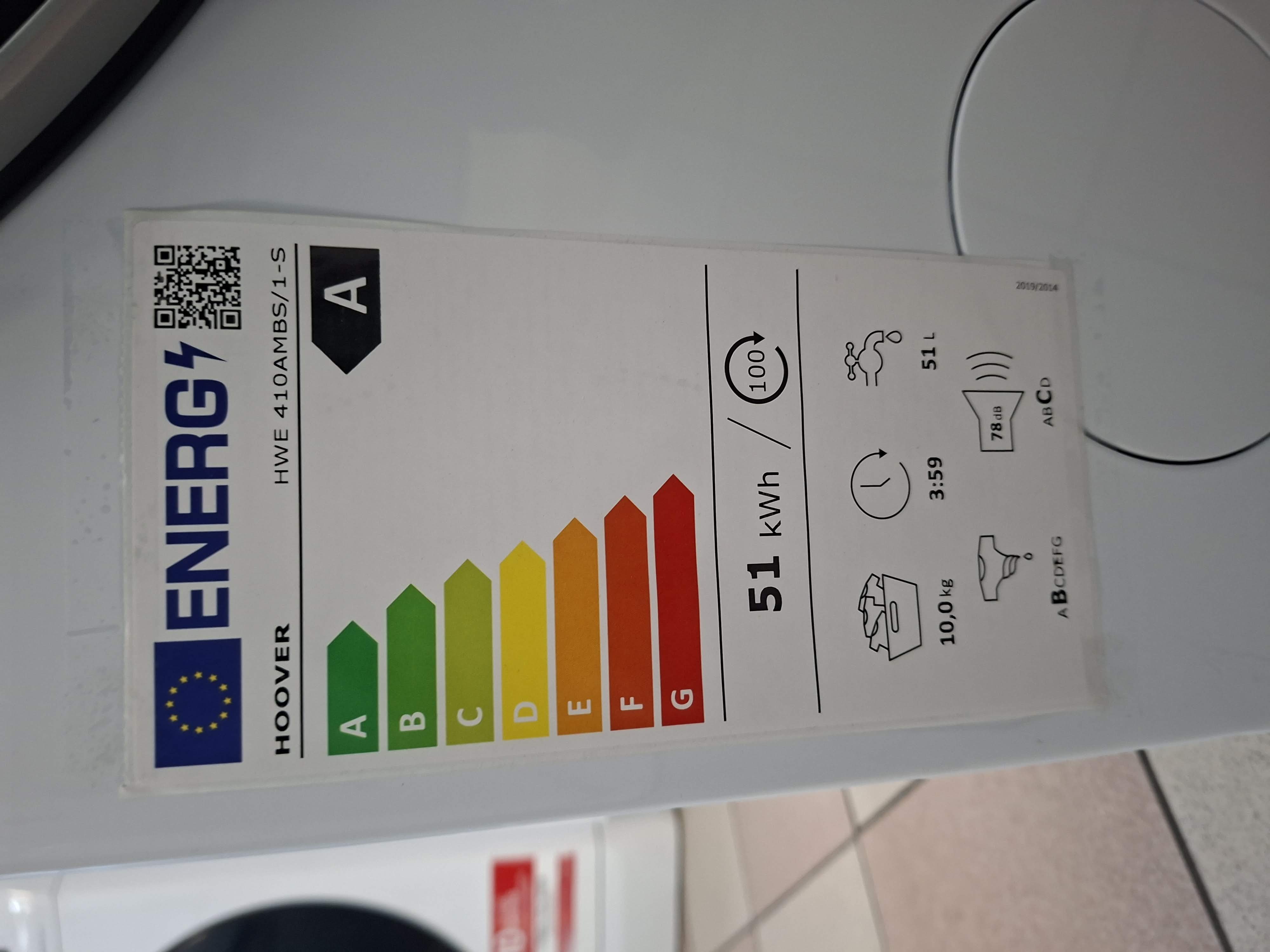 Veš mašina Hoover HWE 410AMBS/1-S, 10 kg